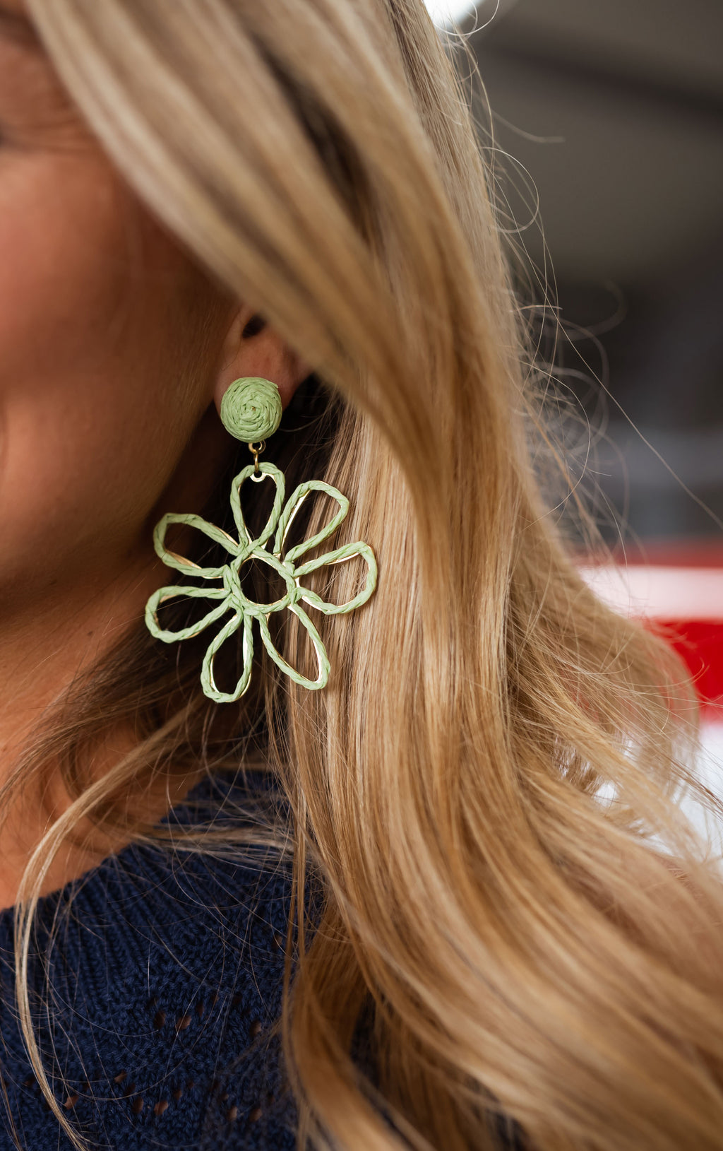 Anik earrings - green