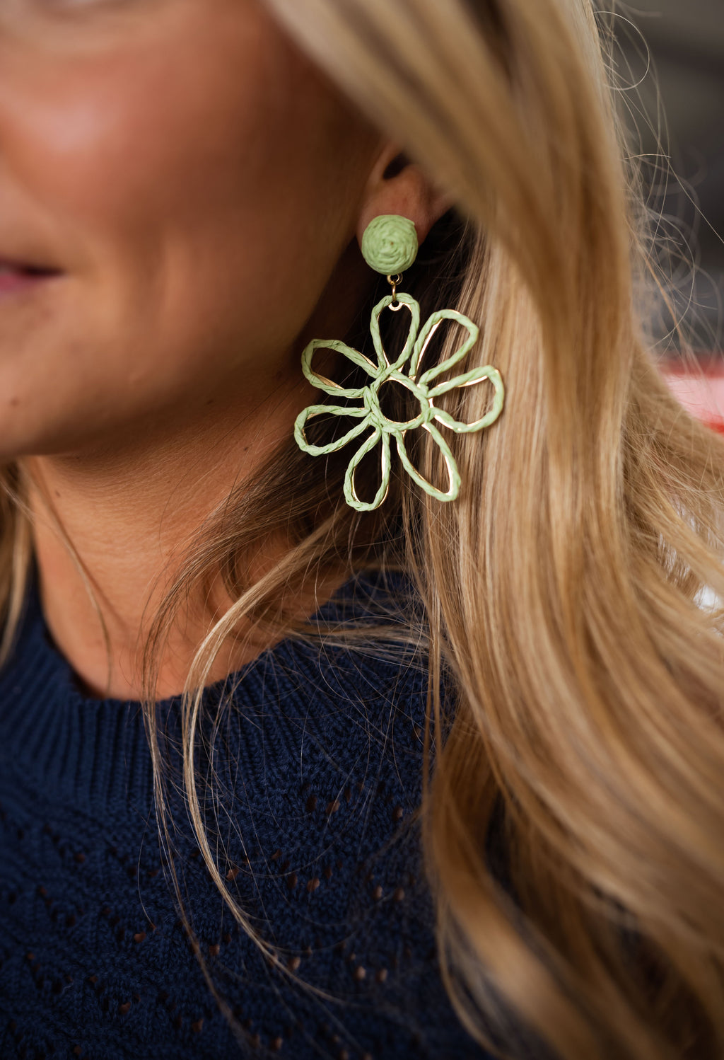 Anik earrings - green
