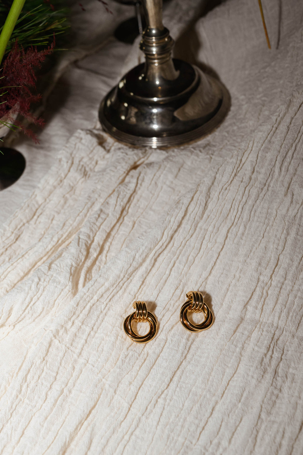 Stiva earrings - gold