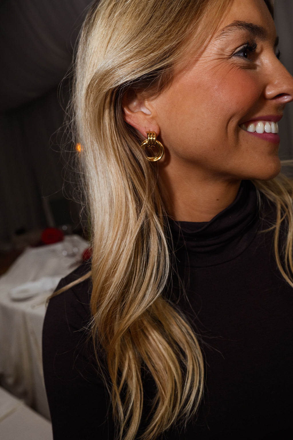 Stiva earrings - gold
