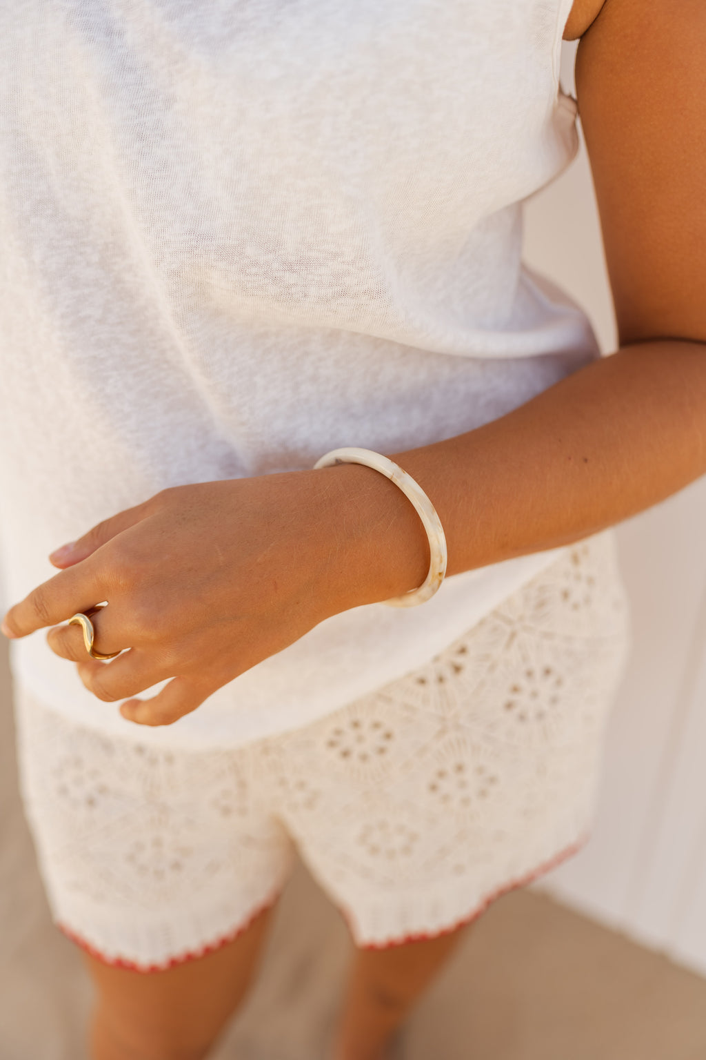 Bracelet Antos - écru