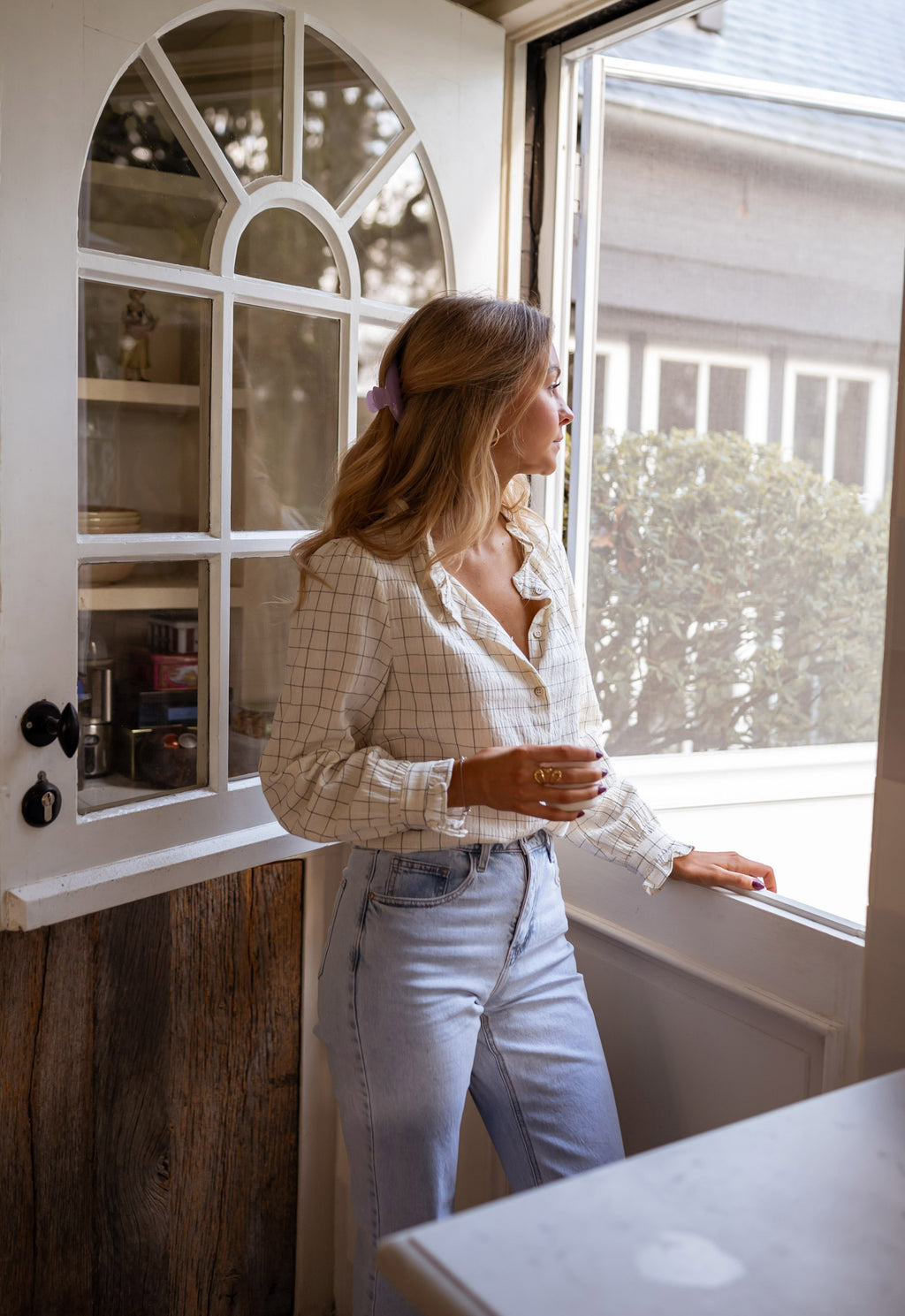 Blandine shirt - checkered