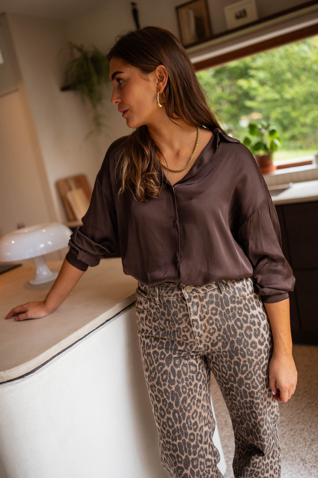 Chemise Britte - chocolat