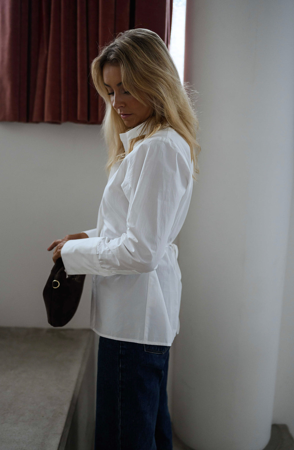 Chemise Evolene - blanche