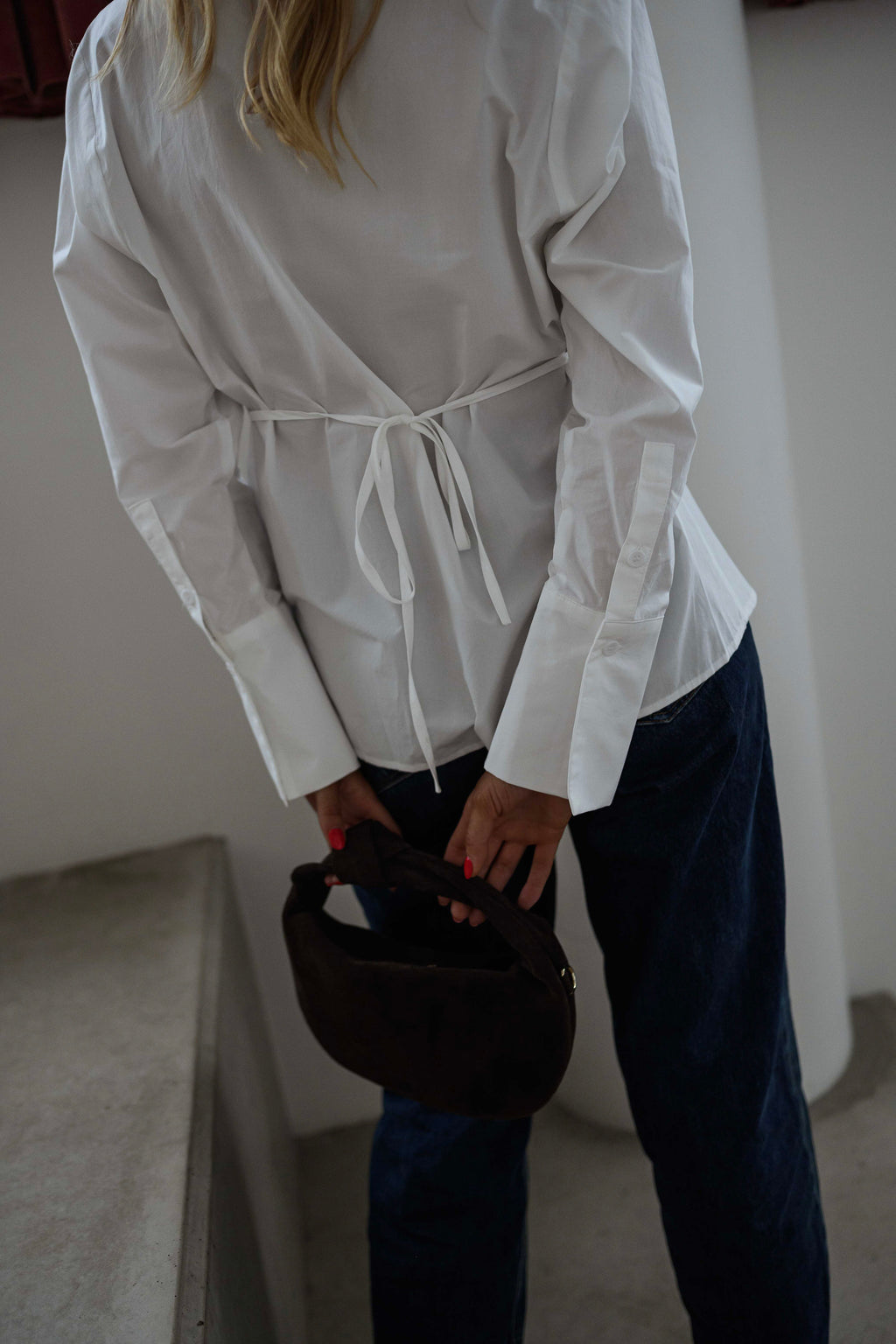 Chemise Evolene - blanche