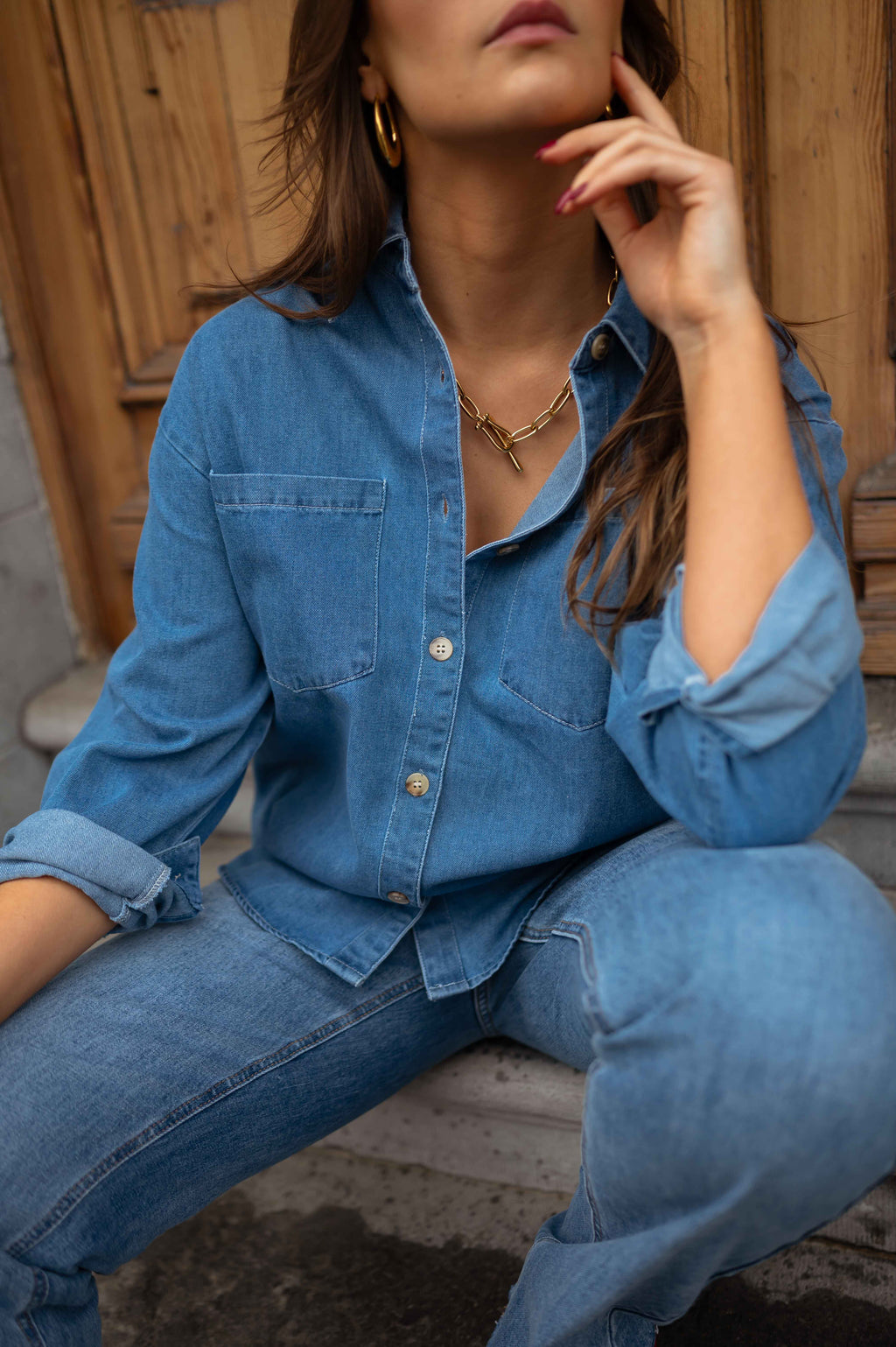 Julia shirt - denim