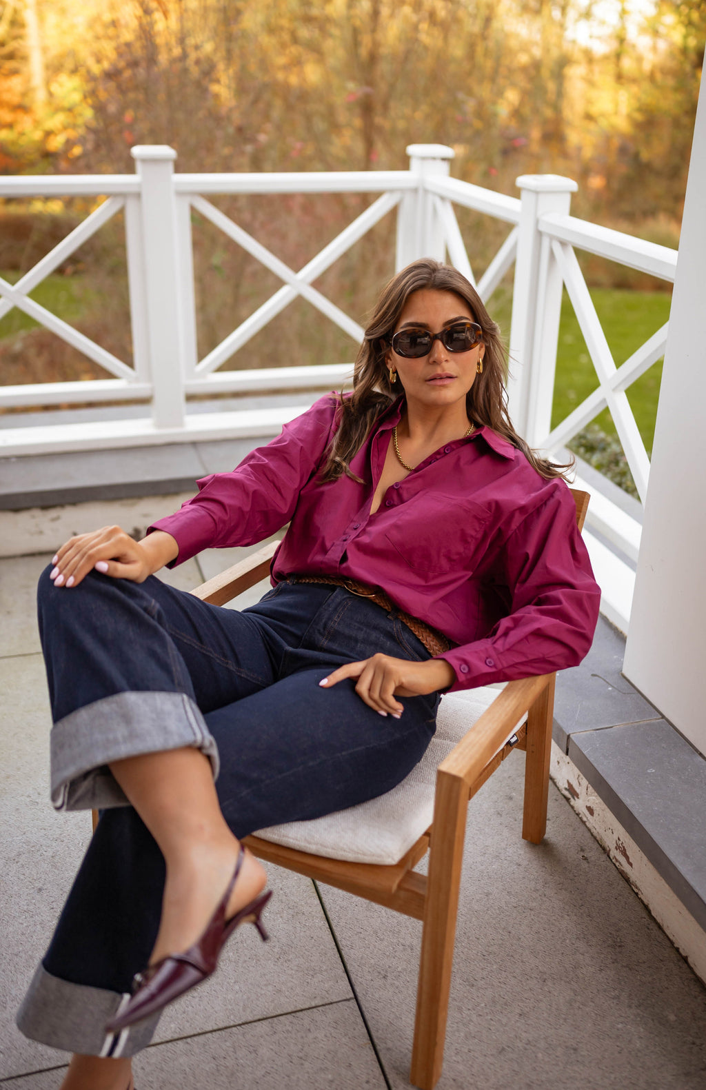 Nyno shirt creation - burgundy