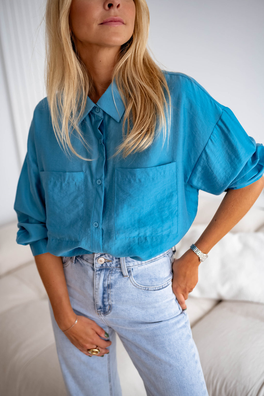 Taiba shirt - blue
