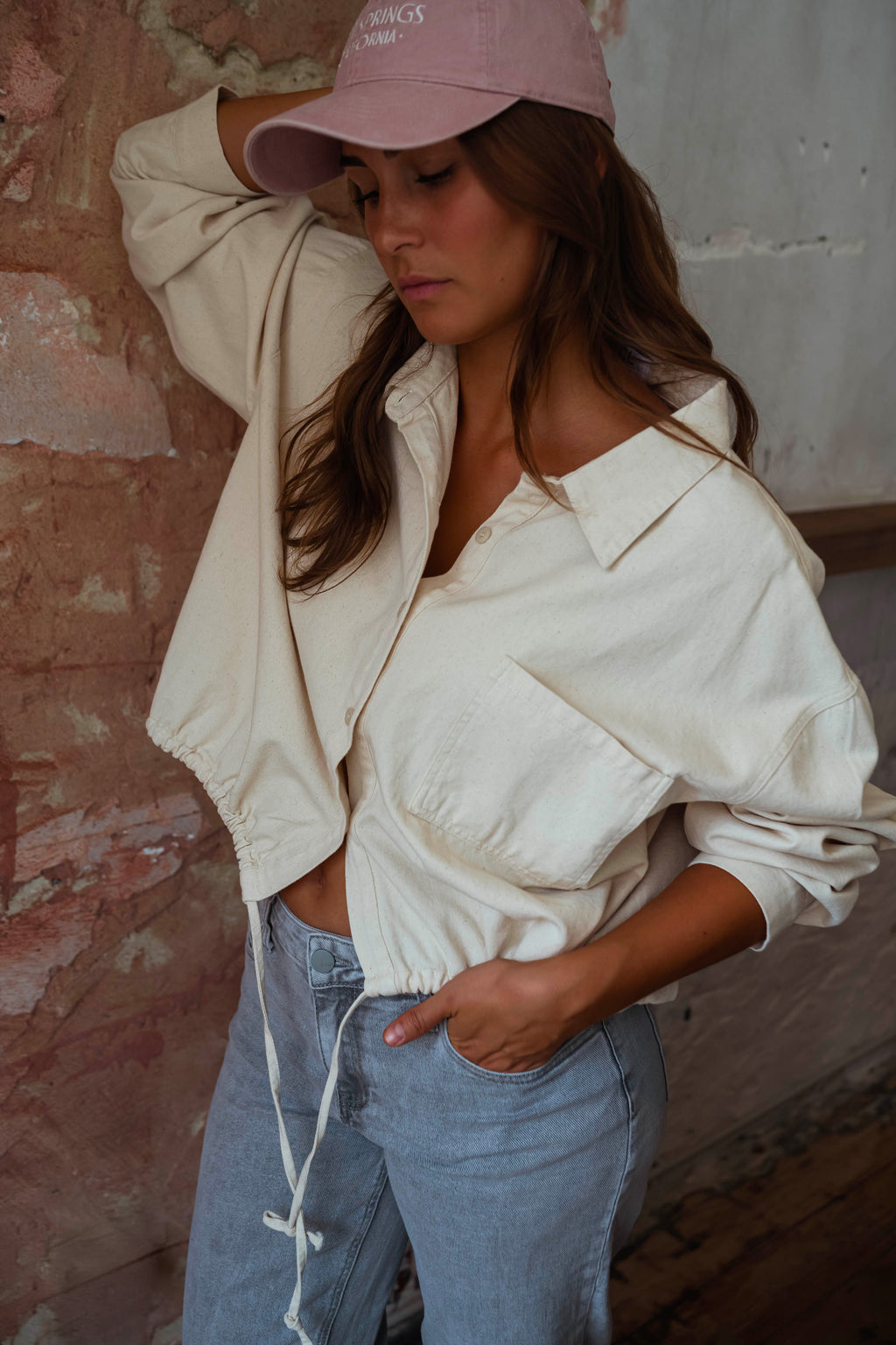 Chemise Hanae - beige en jeans