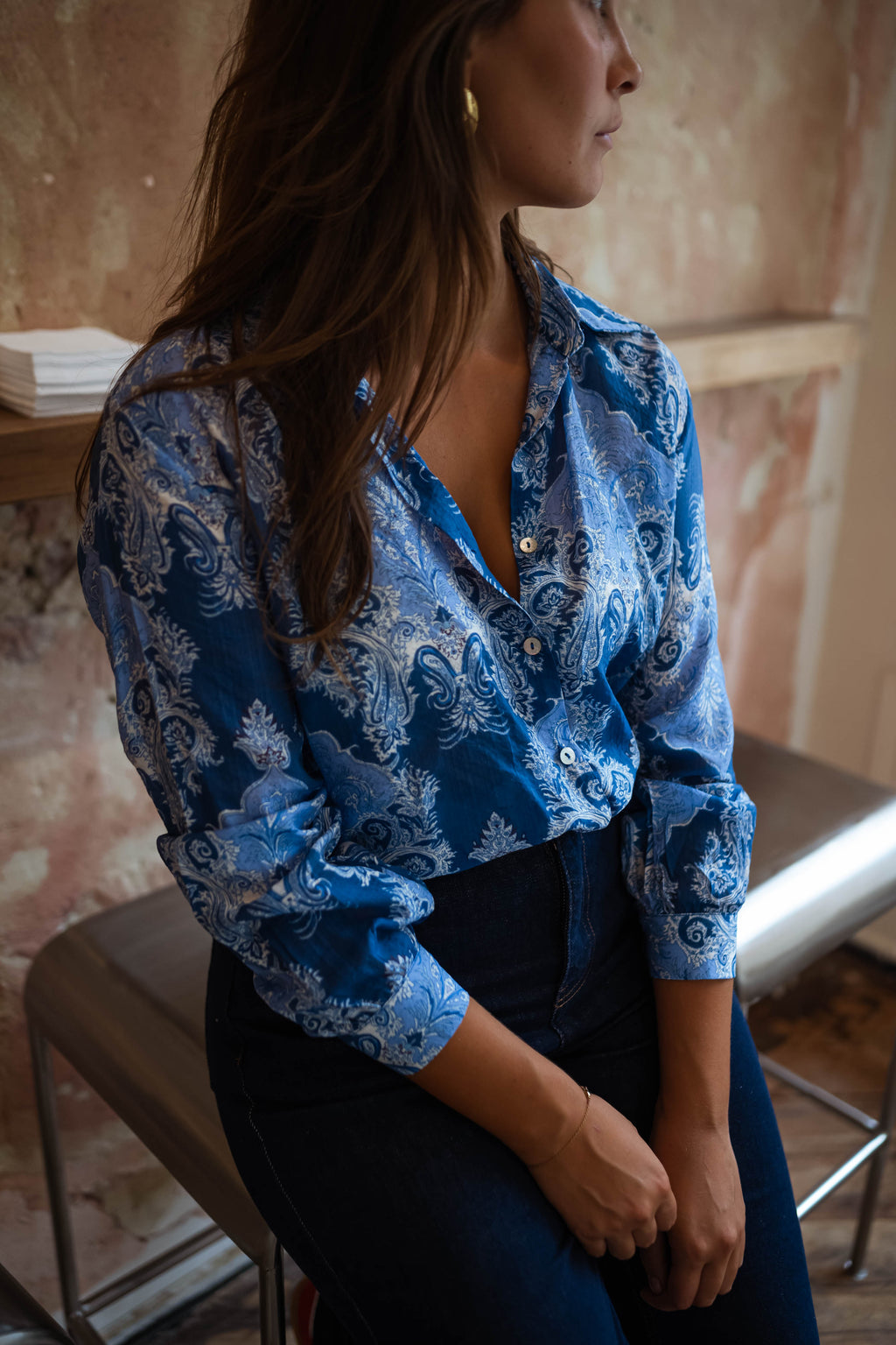 Chemise Timael - bleue