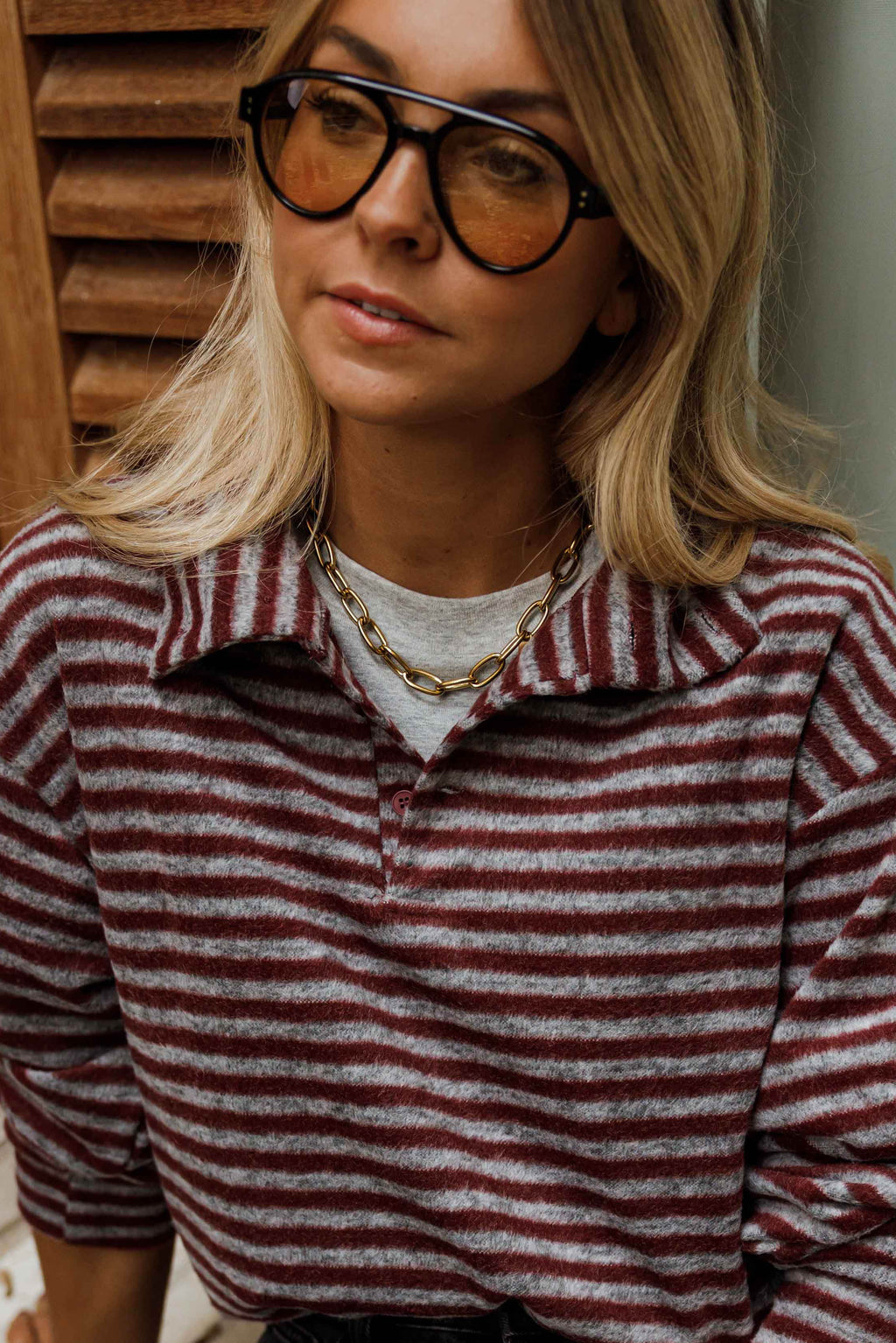 Olya necklace - golden