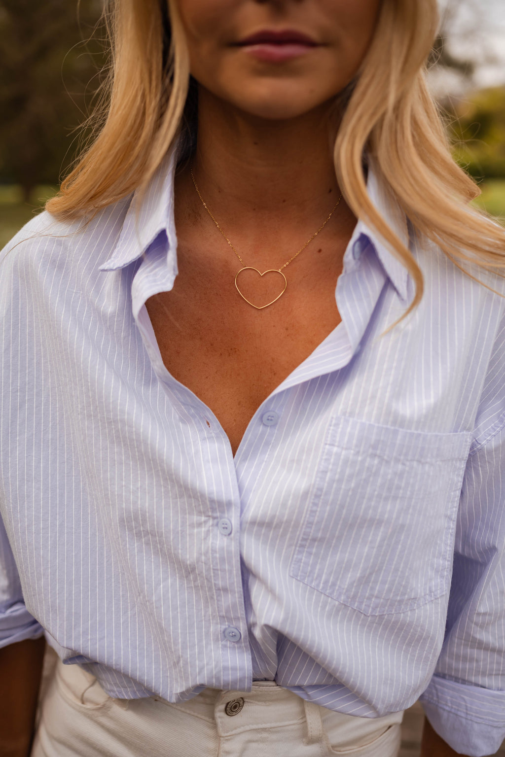 Coeur necklace - golden
