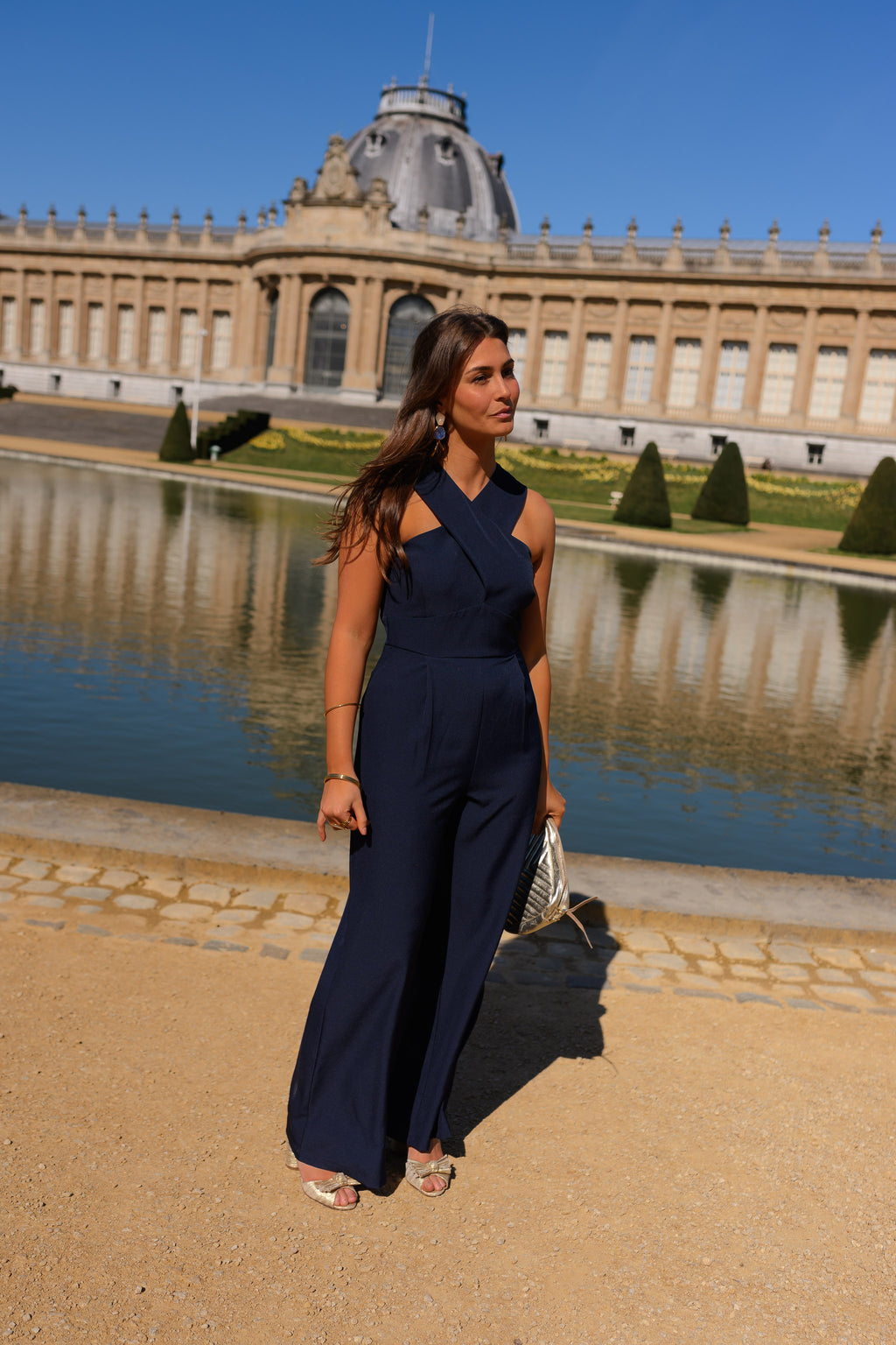 Combinaison Lucien - Bleue - Dos Nu – Easy Clothes