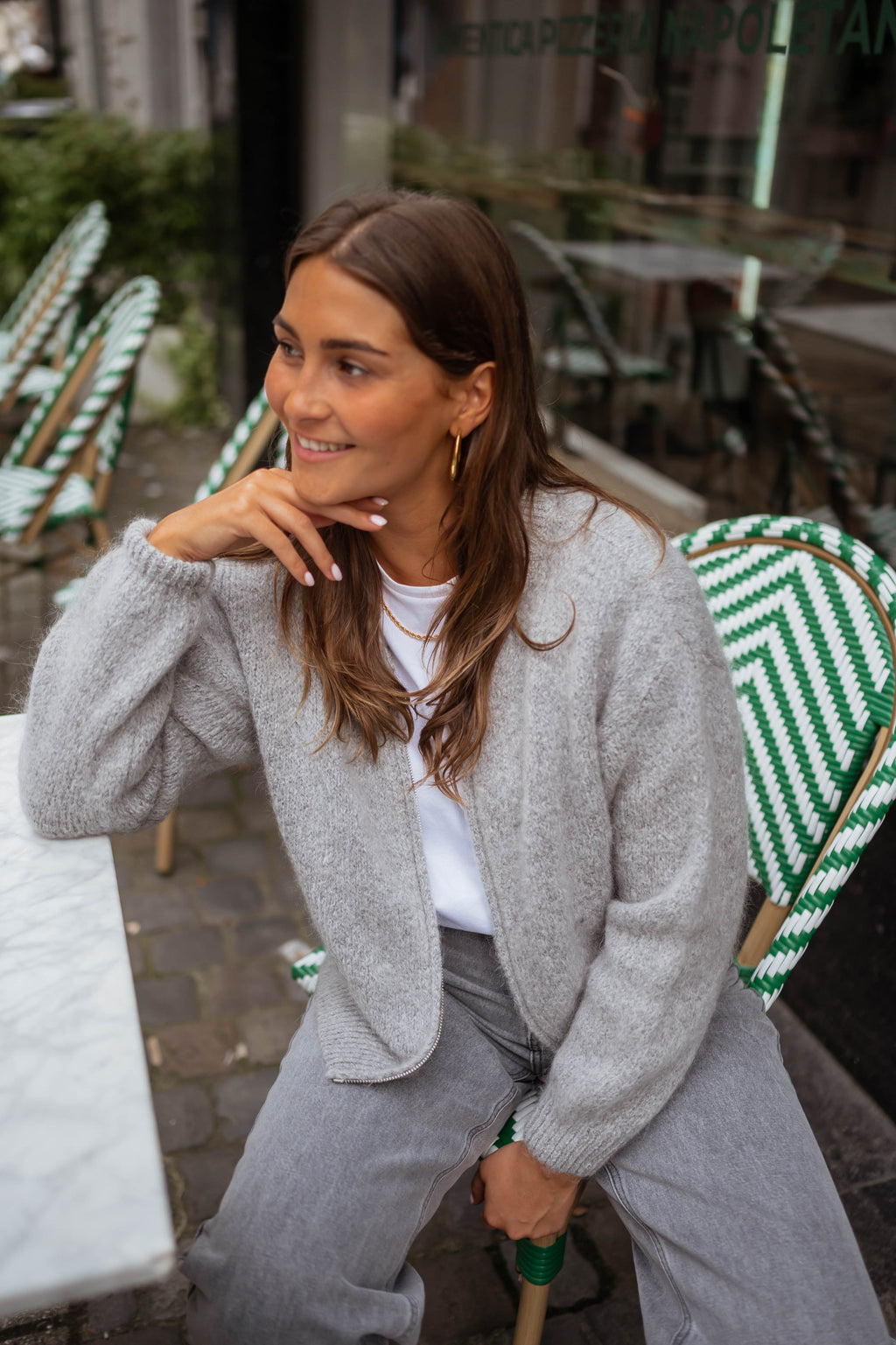 Calista cardigan - grey