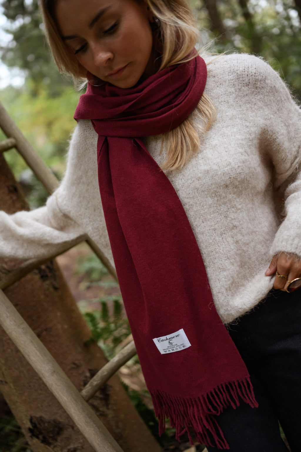 Ronald scarf - burgundy
