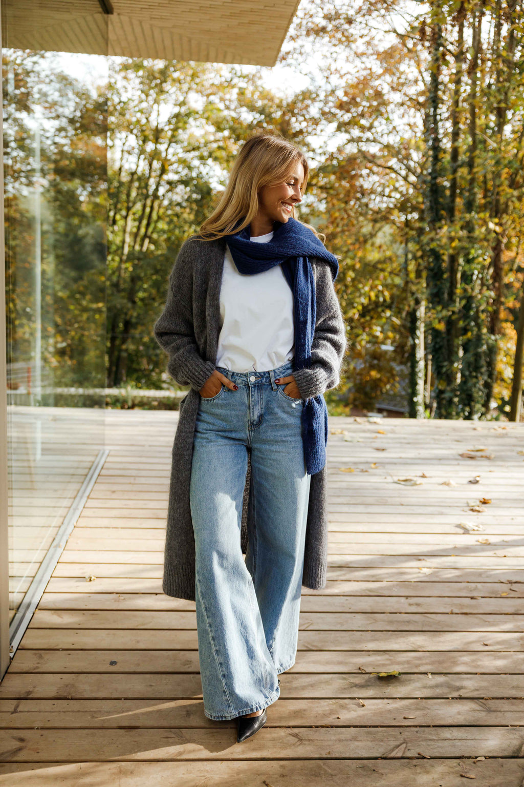 Echarpe Sera - bleu foncé