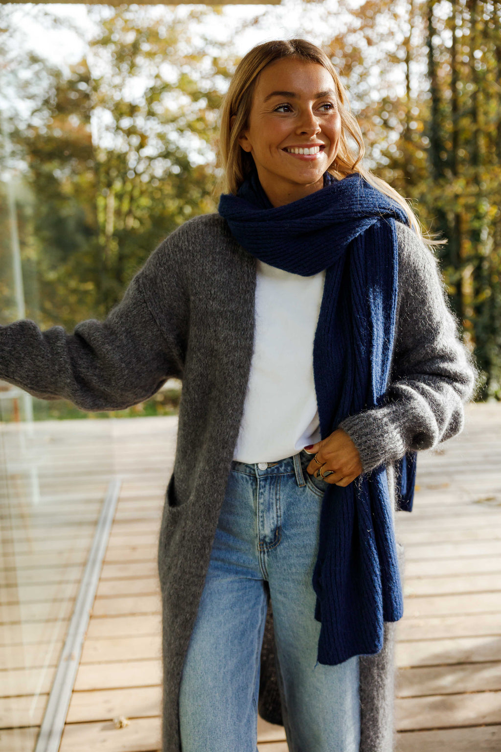 Echarpe Sera - bleu foncé