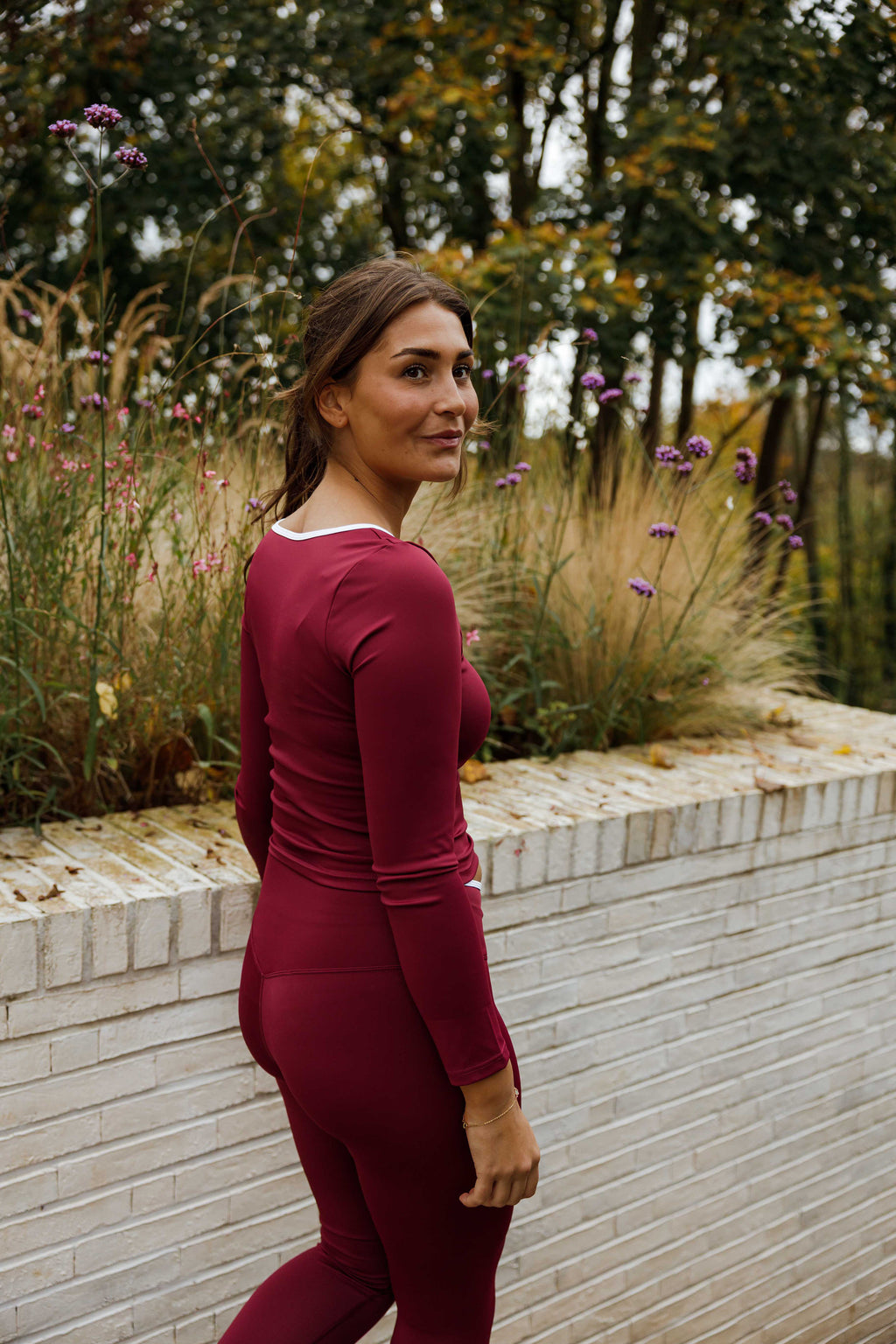 Illa sports set - burgundy