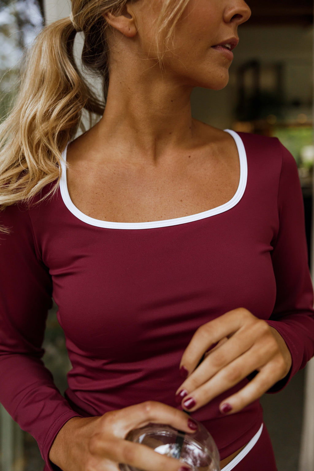 Illa sports set - burgundy