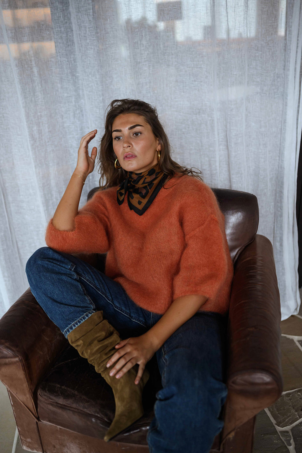 Foulard Peyton - léopard