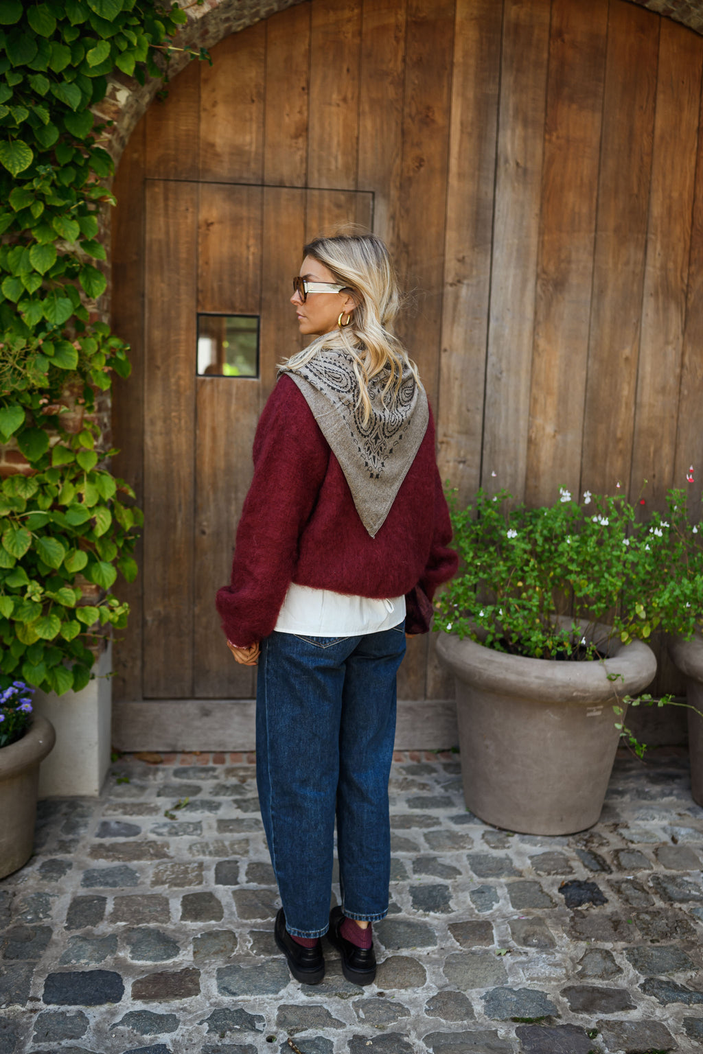 Foulard Silane - taupe