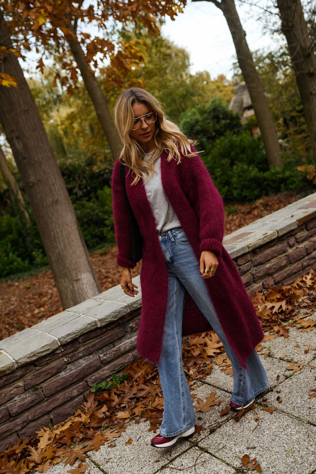 Gilet Ally - bordeaux