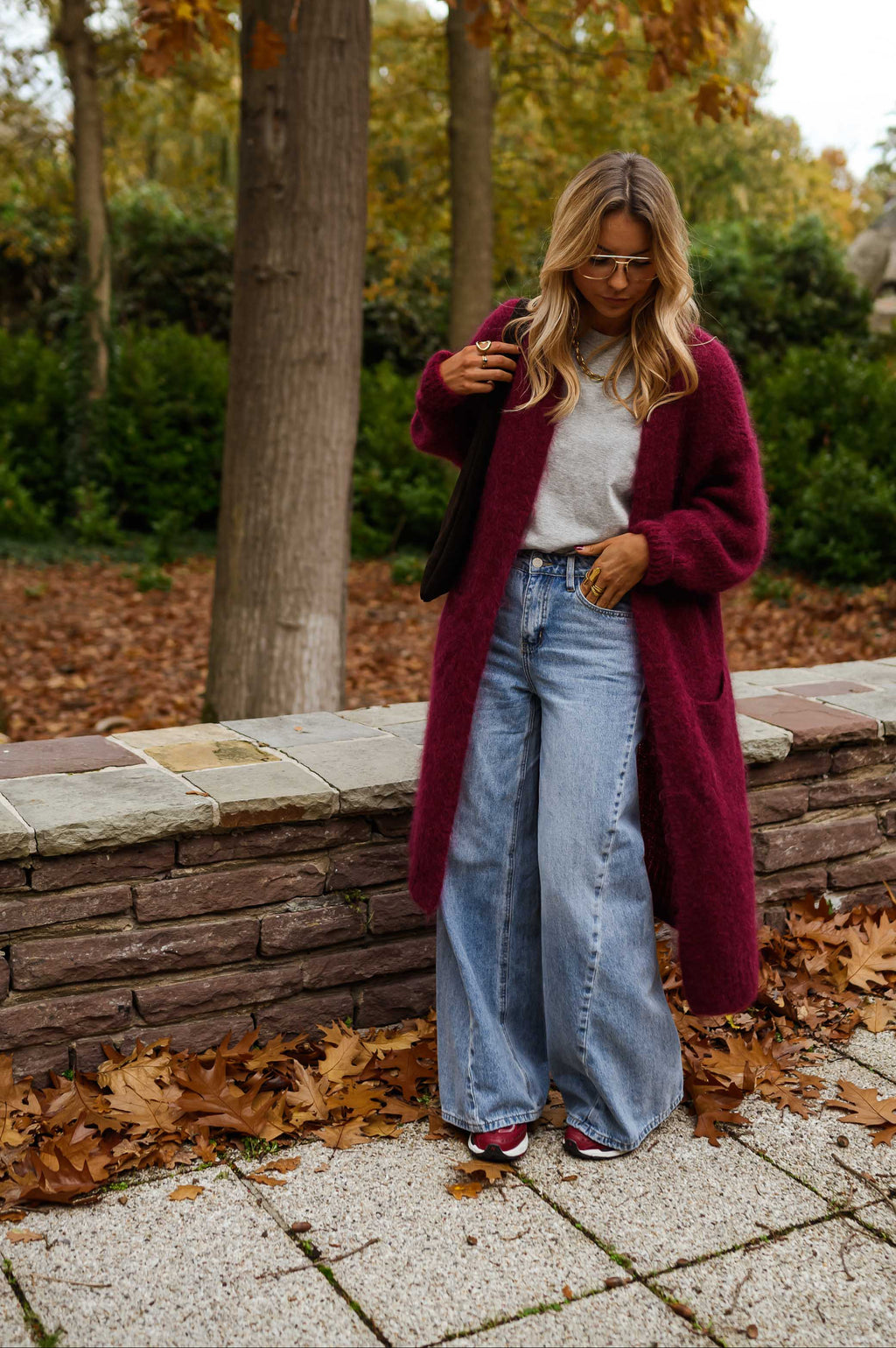 Gilet Ally - bordeaux