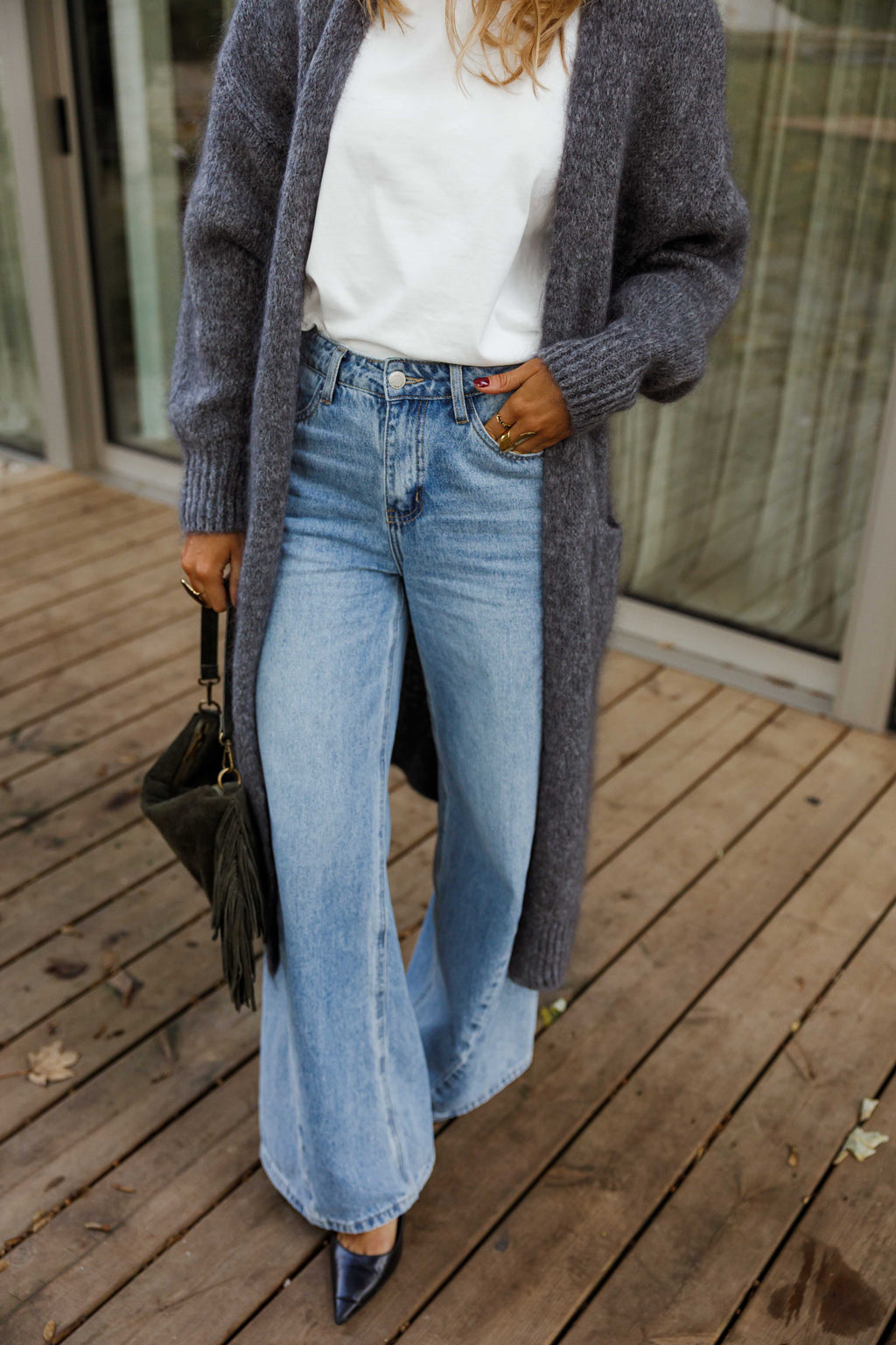 Ally cardigan - grey