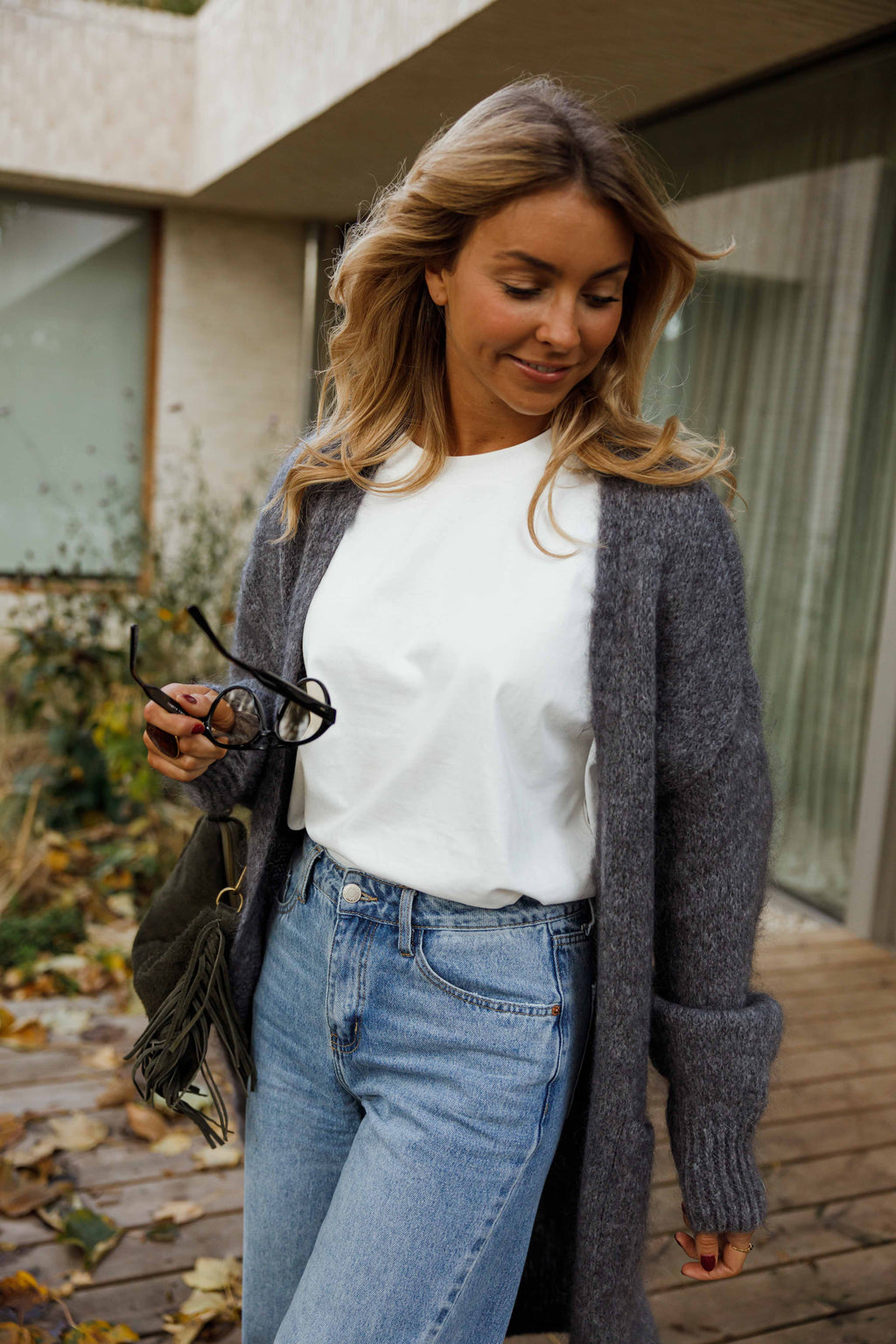 Ally cardigan - grey