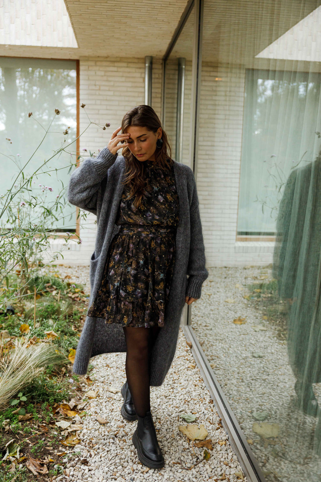 Ally cardigan - grey