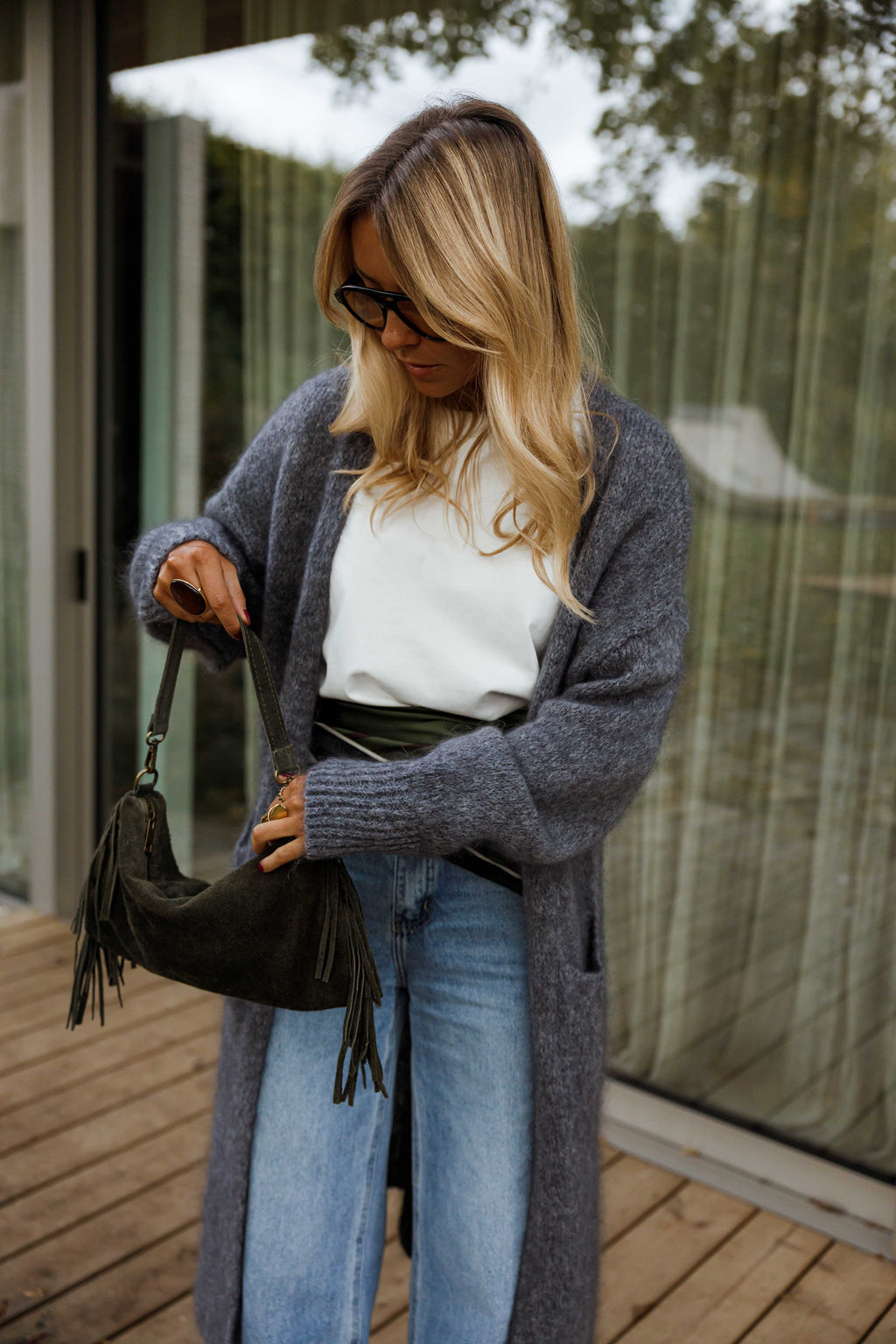 Ally cardigan - grey