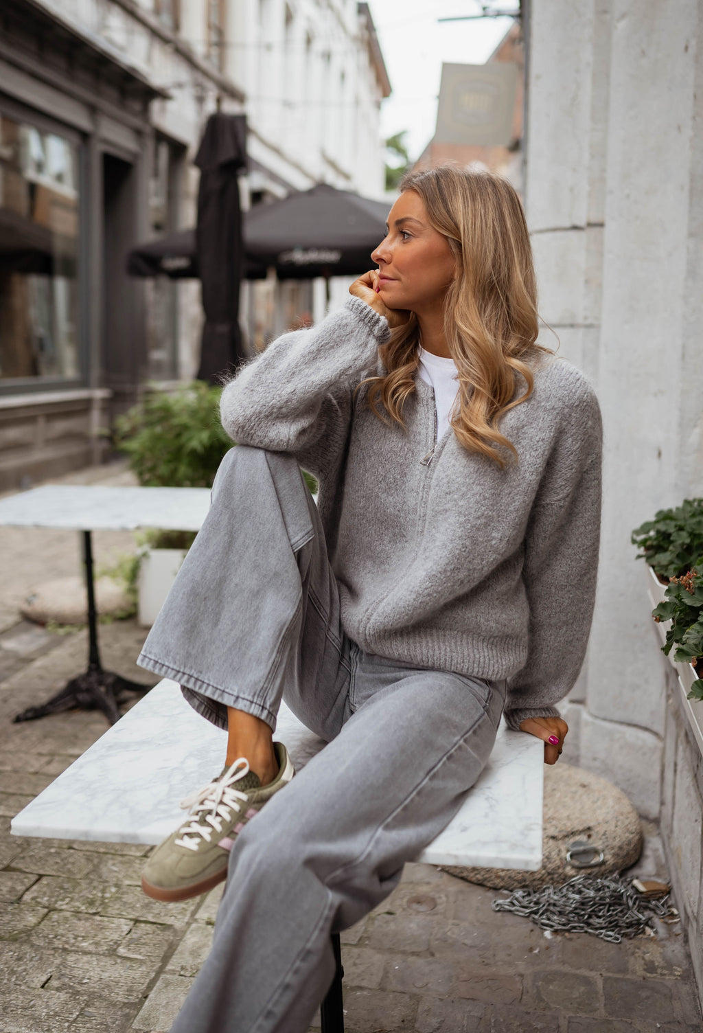 Calista cardigan - grey