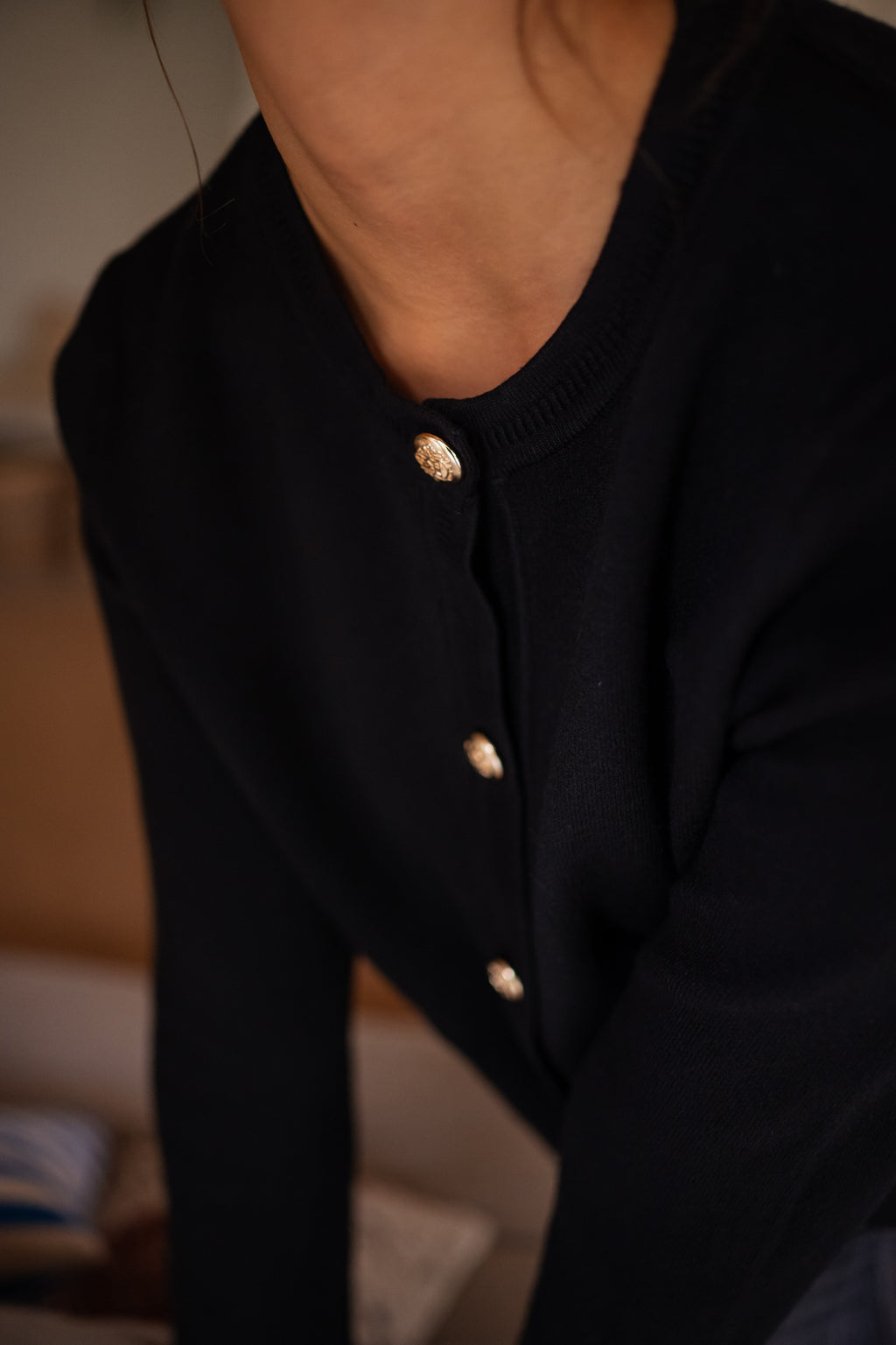 Denysa cardigan - black