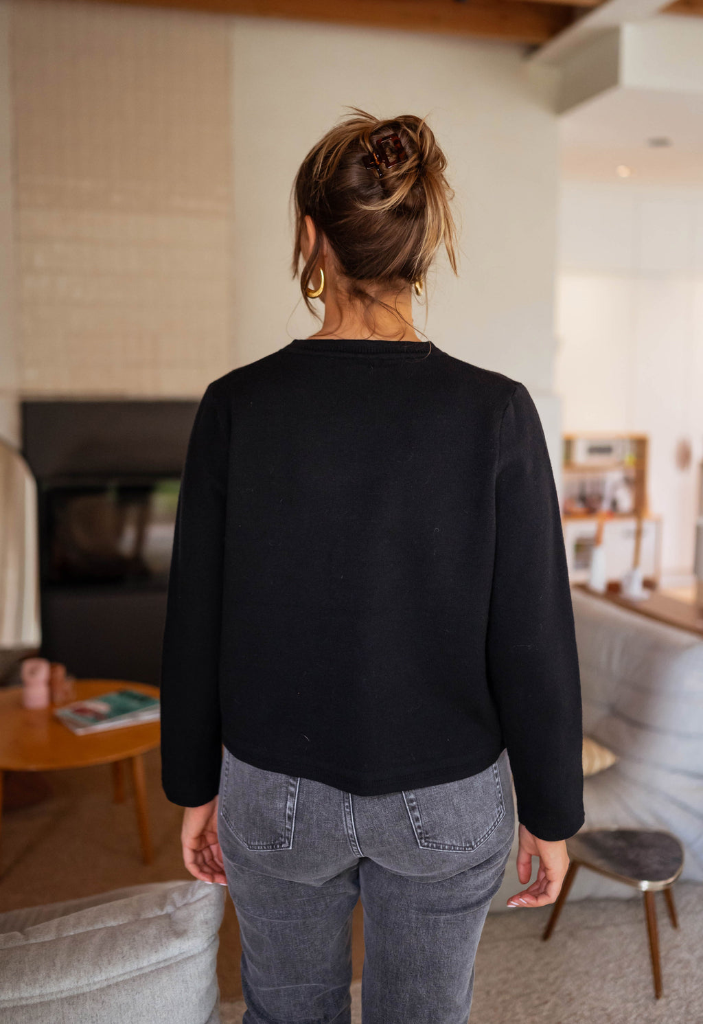 Denysa cardigan - black