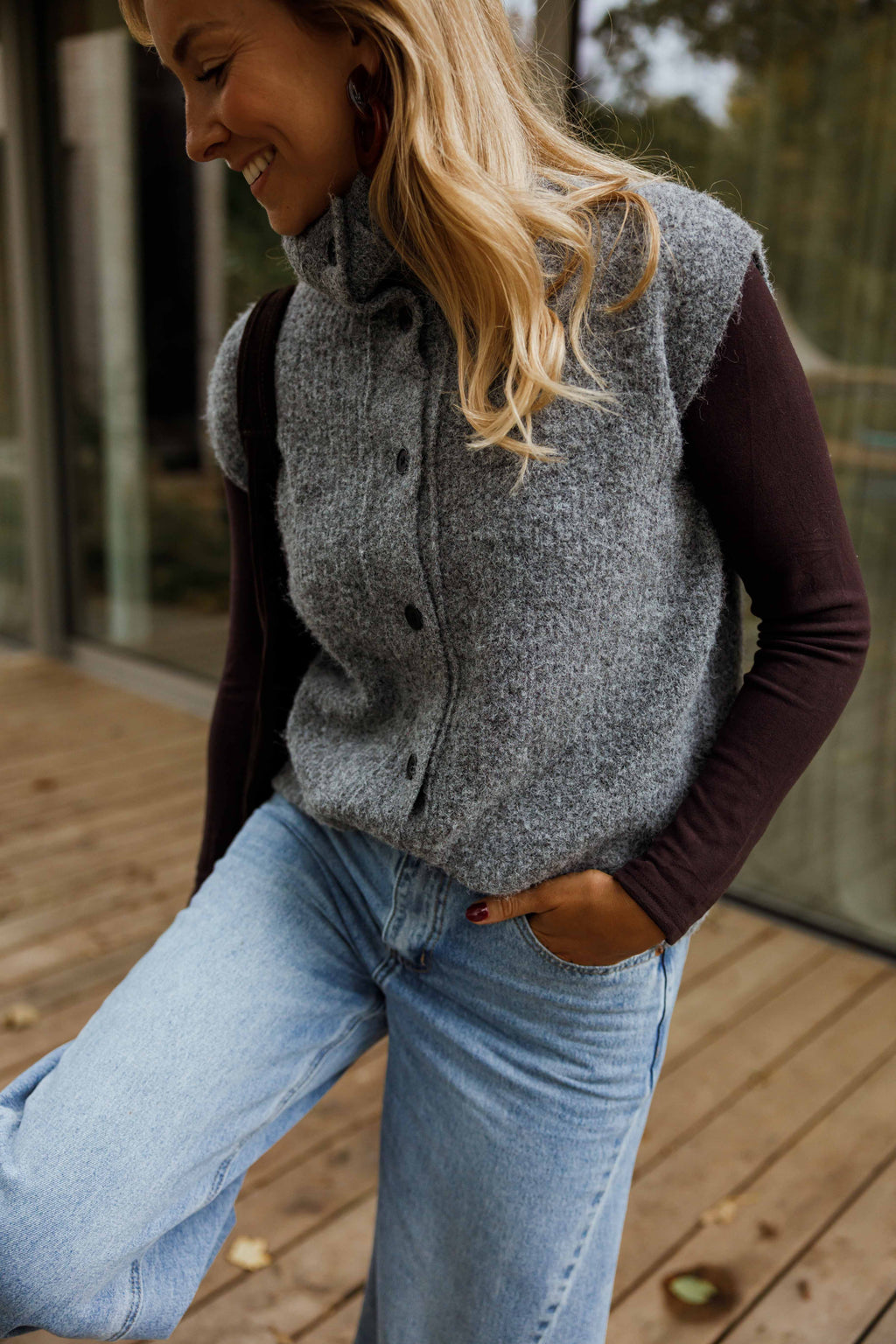 Gilet Dores - gris