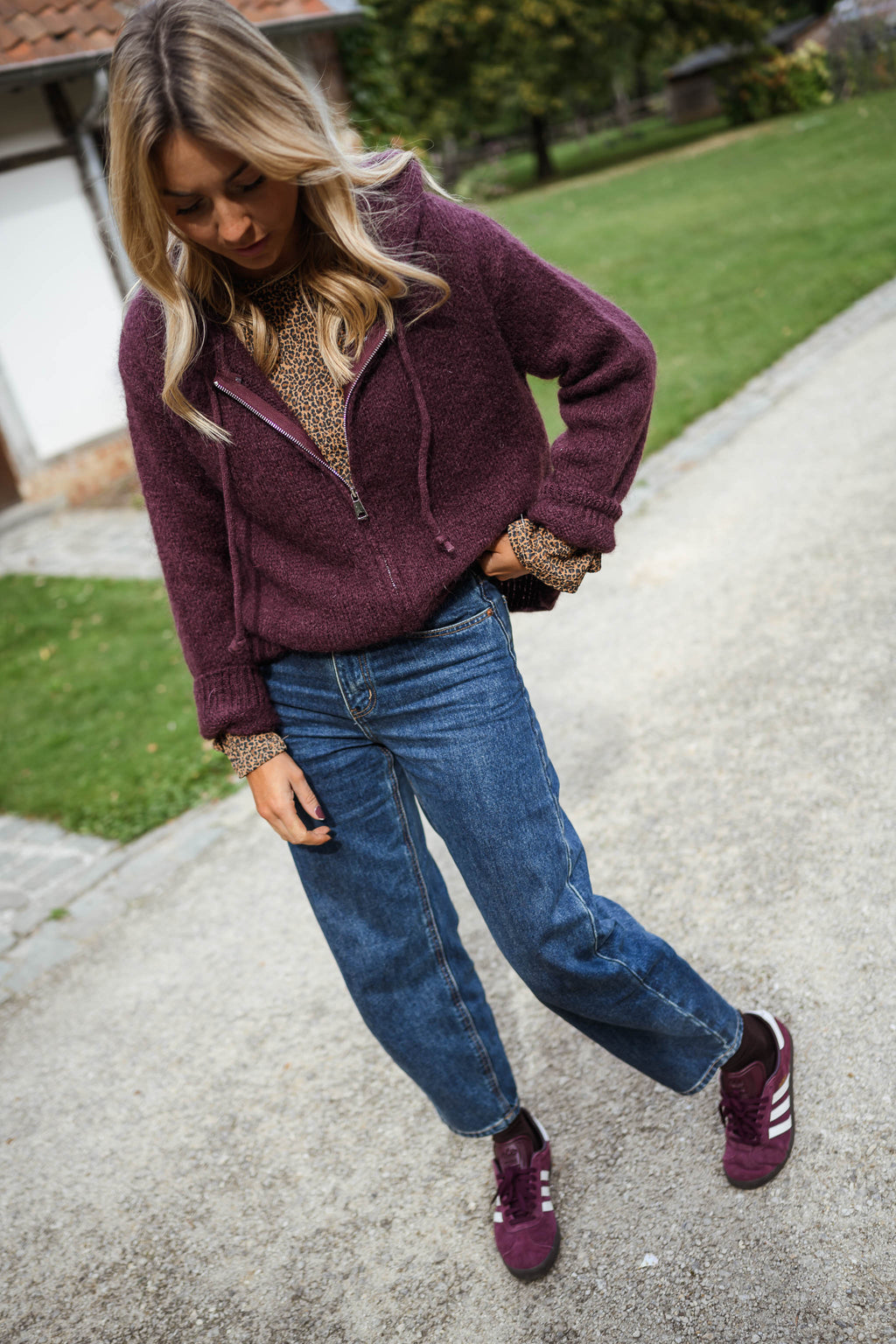 Gilet Jayde - prune
