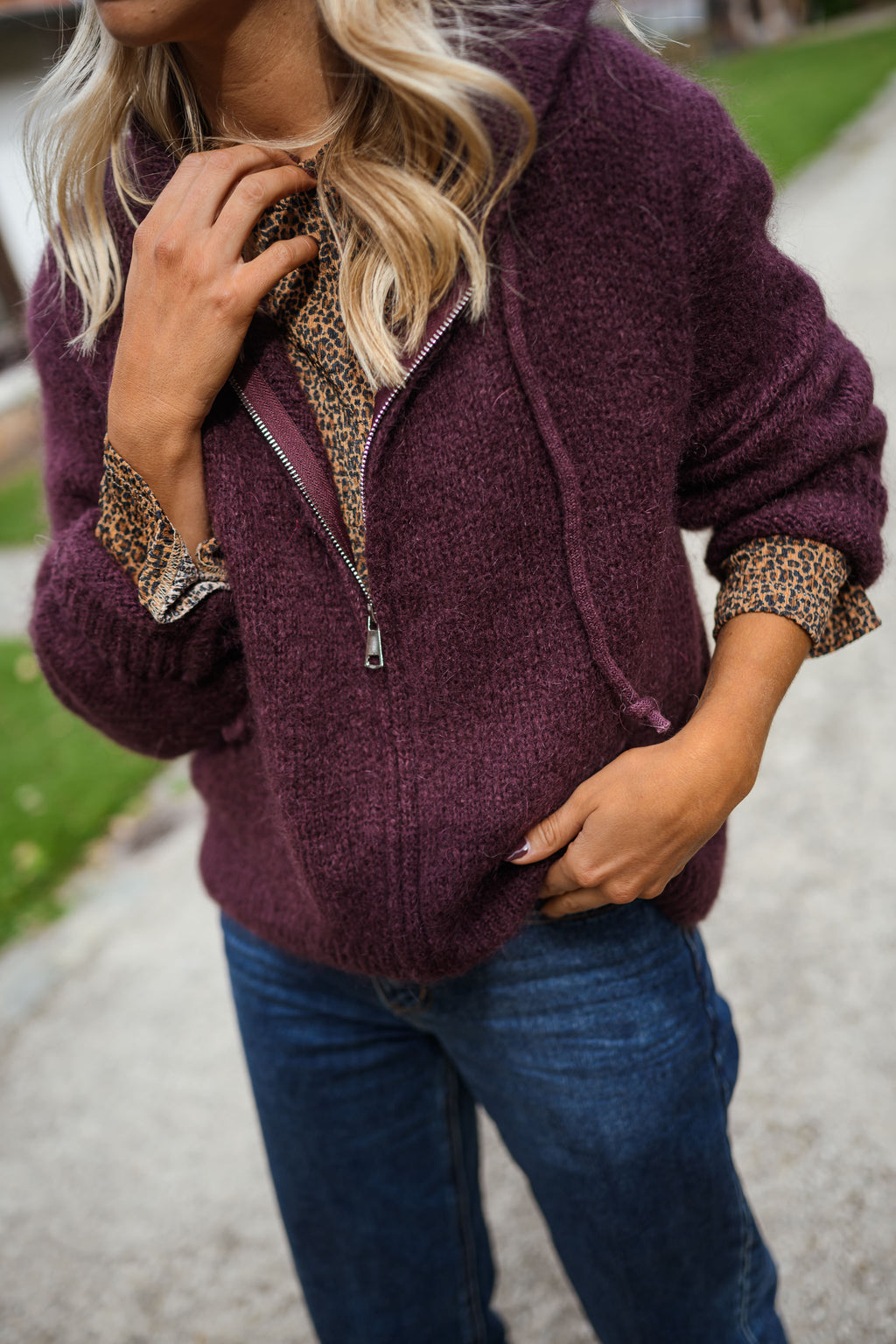 Gilet Jayde - prune