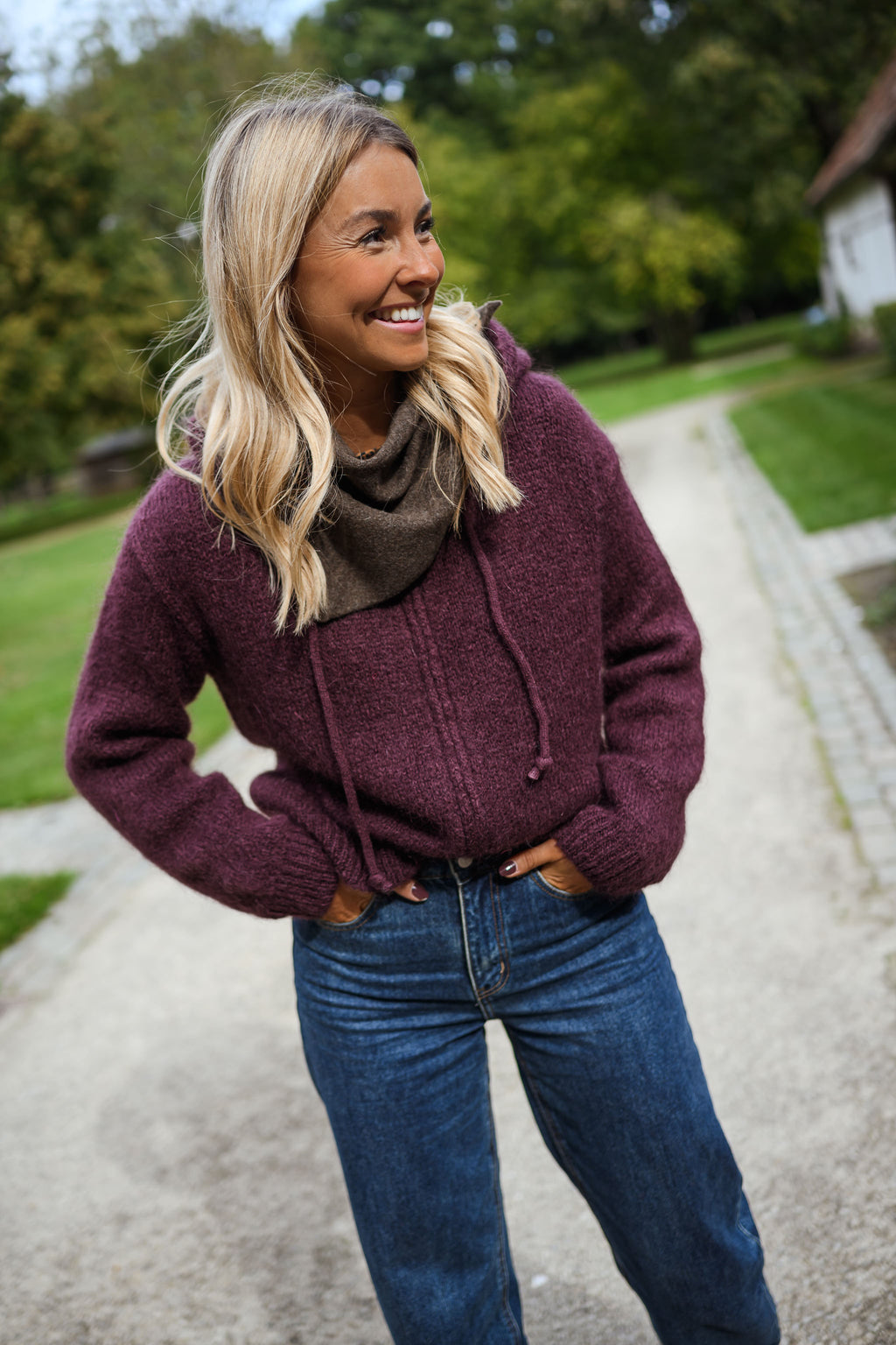 Gilet Jayde - prune