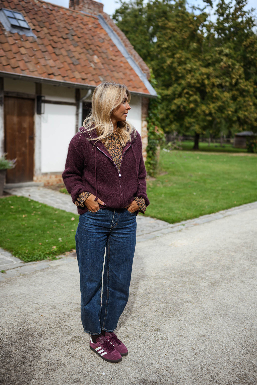 Gilet Jayde - prune