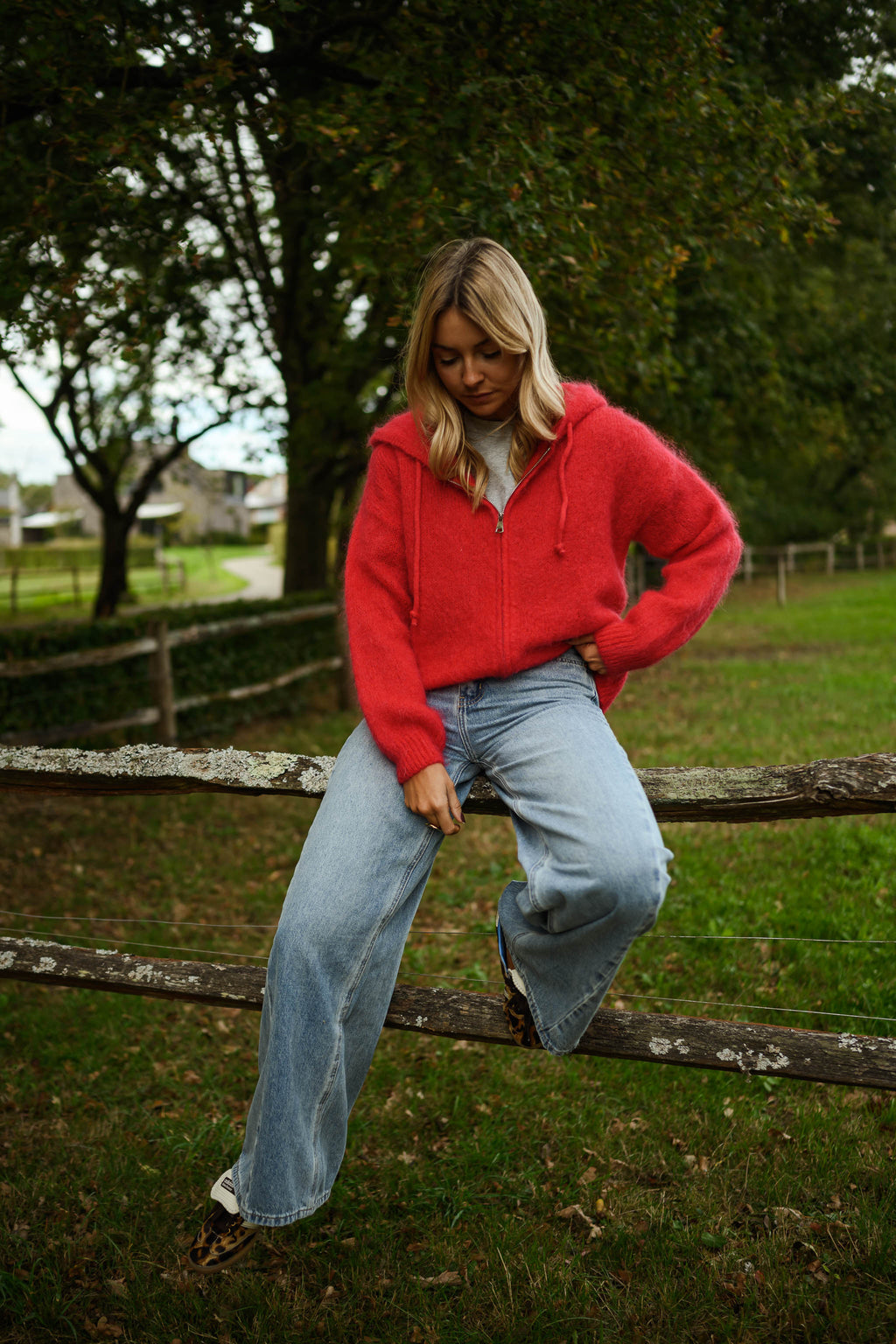 Gilet Jayde - rouge