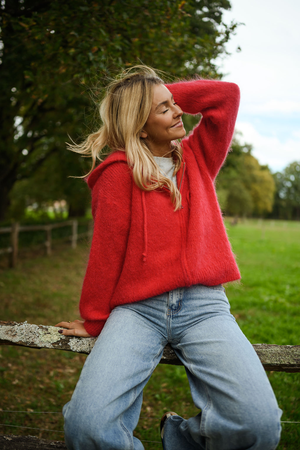Gilet Jayde - rouge