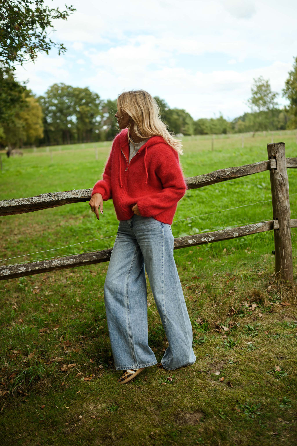 Gilet Jayde - rouge