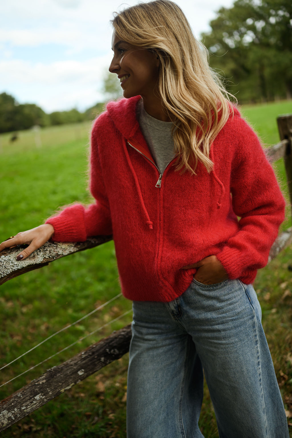 Gilet Jayde - rouge