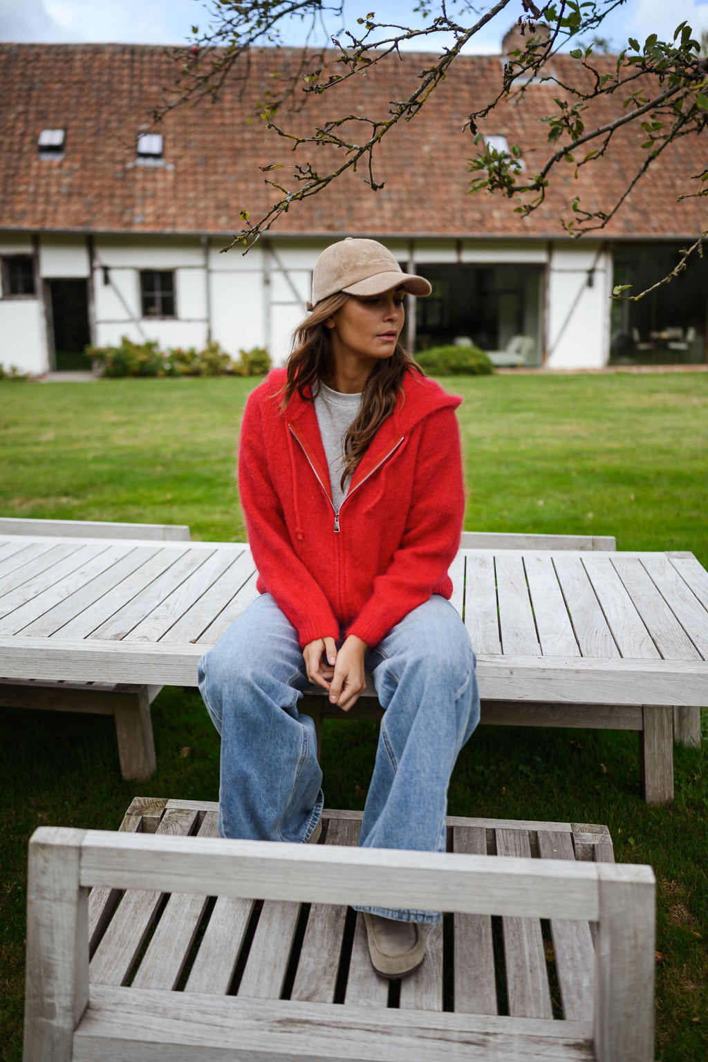 Gilet Jayde - rouge