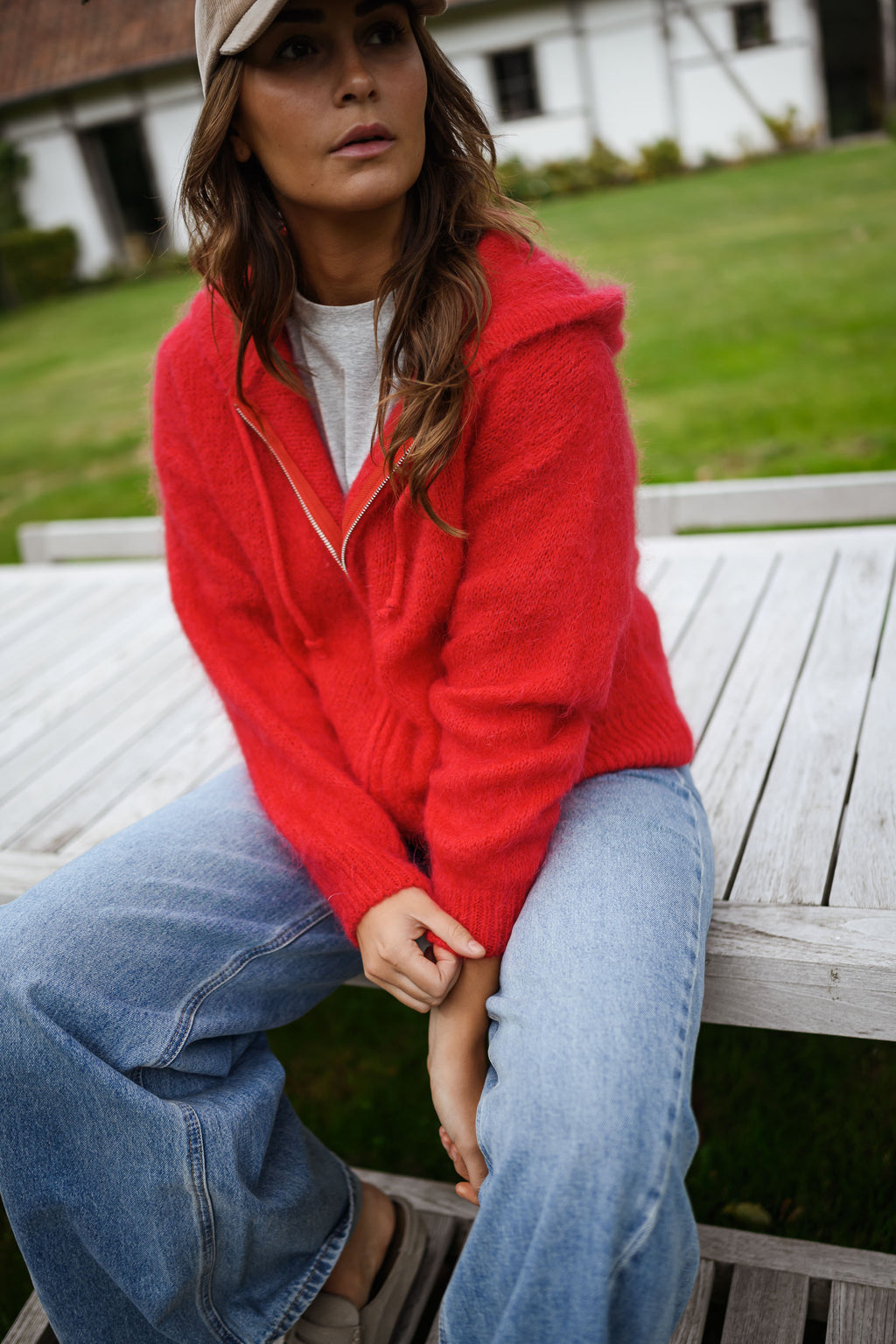 Gilet Jayde - rouge