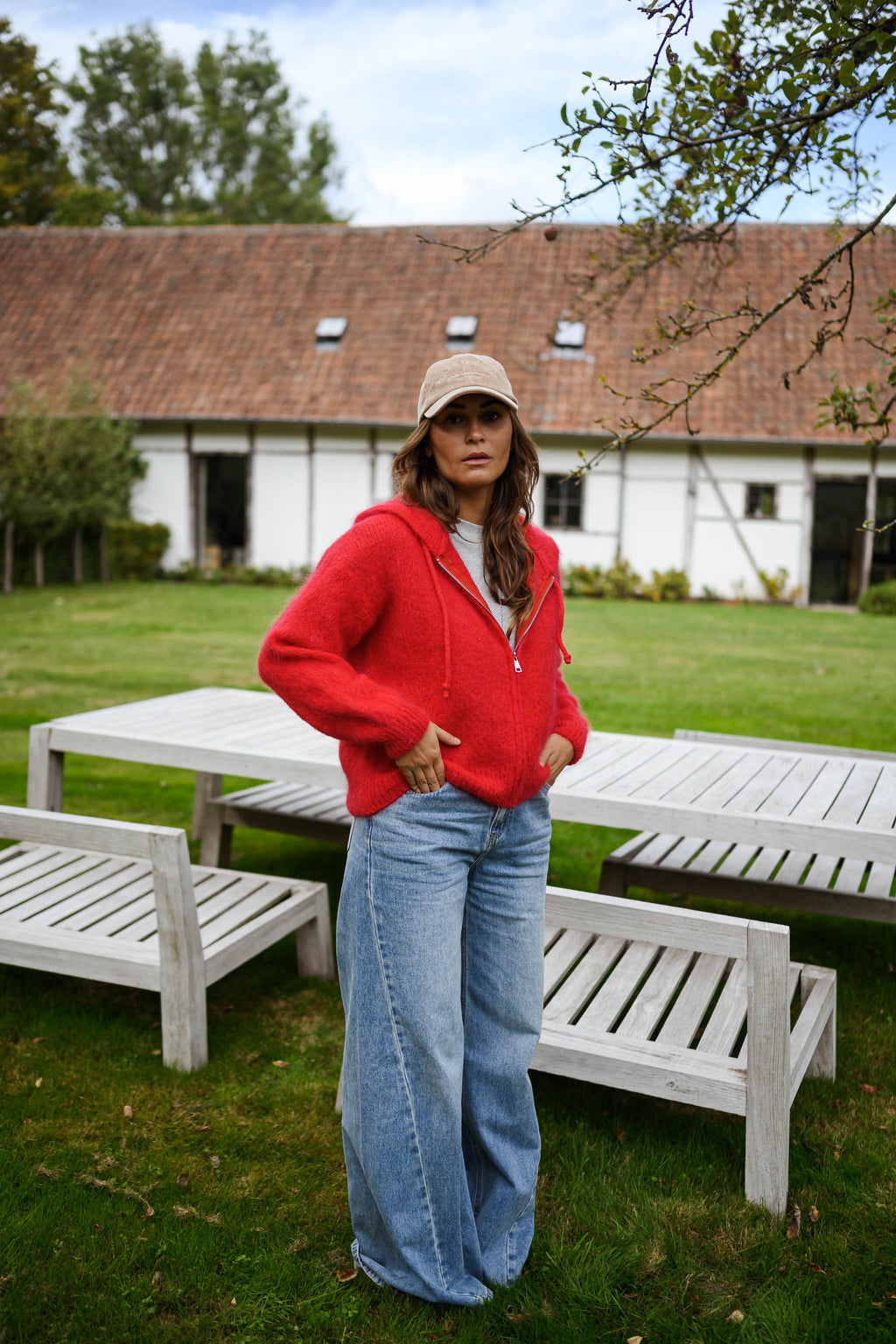 Gilet Jayde - rouge