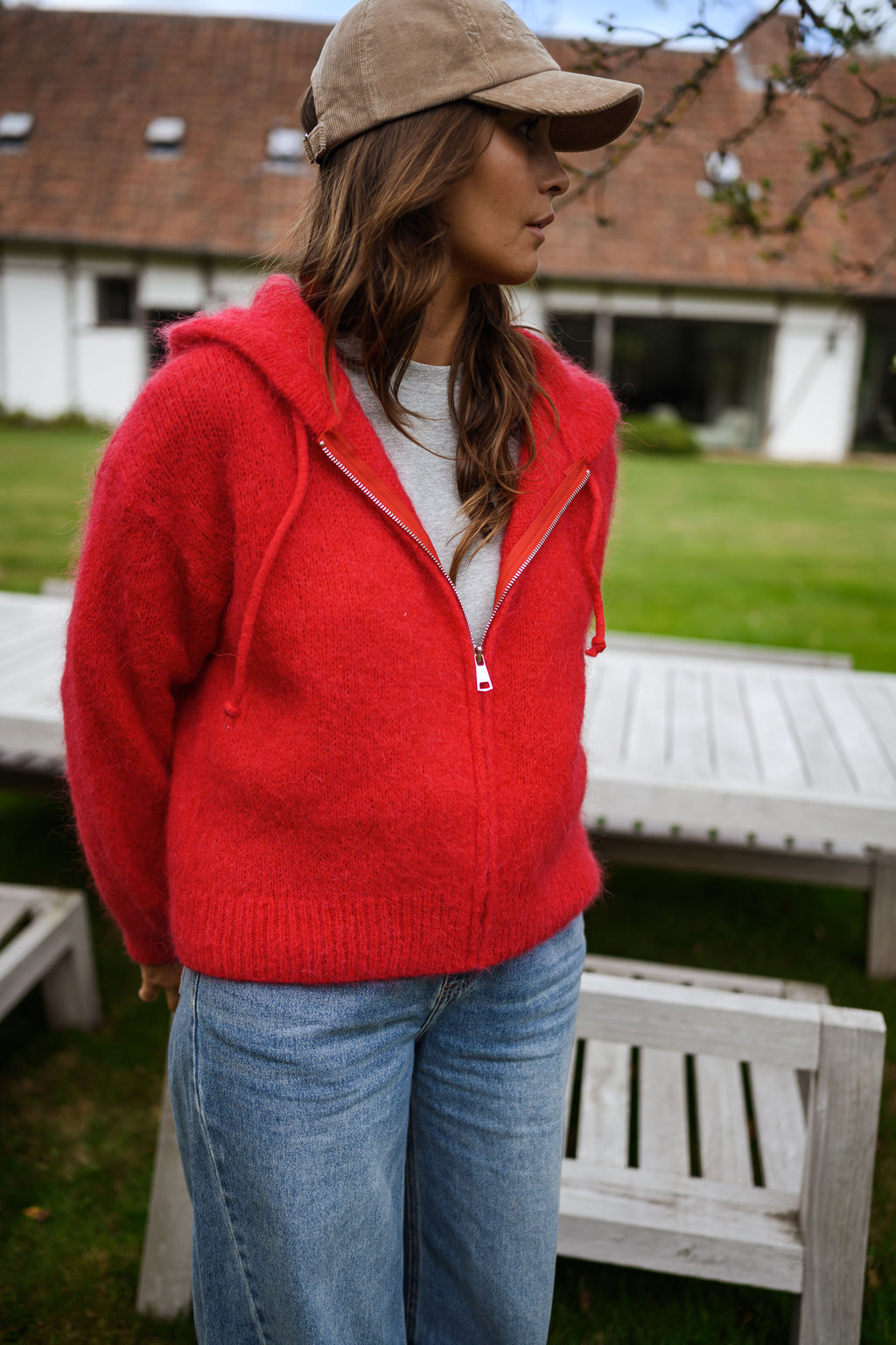 Gilet Jayde - rouge
