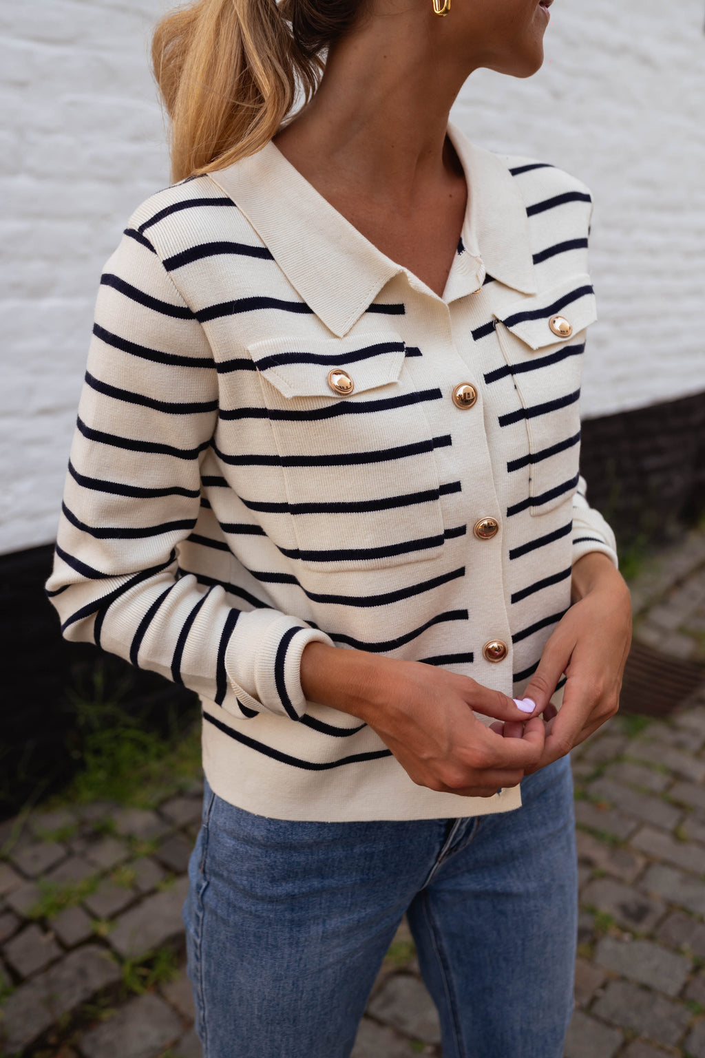 Kala cardigan - with lines 