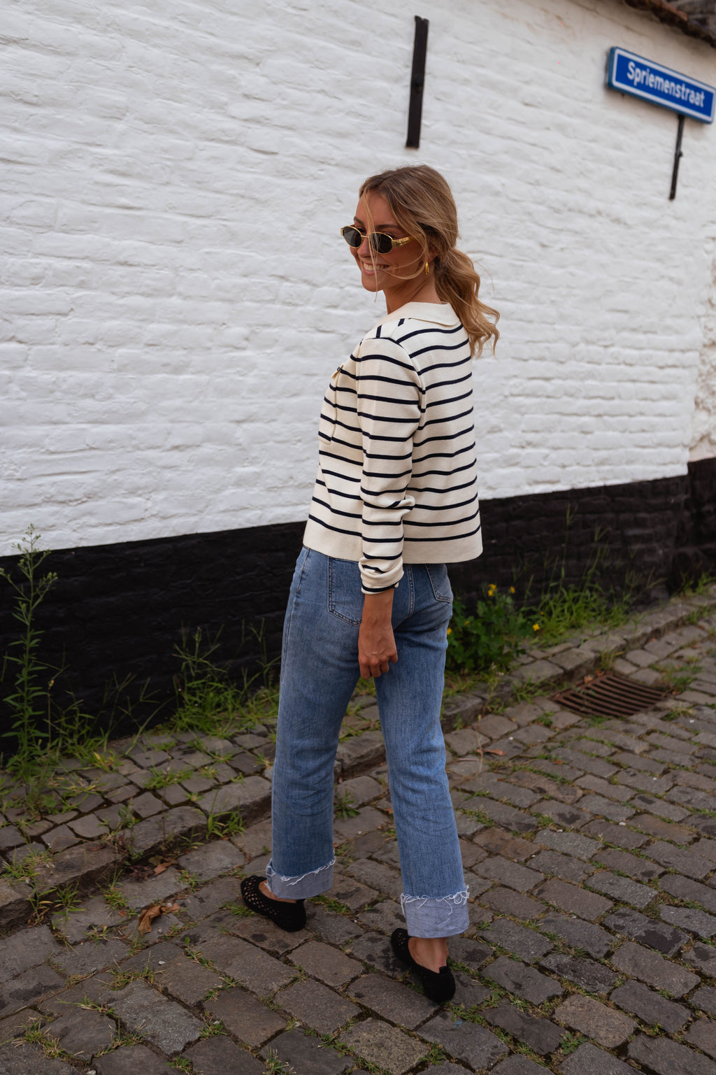 Kala cardigan - with lines 