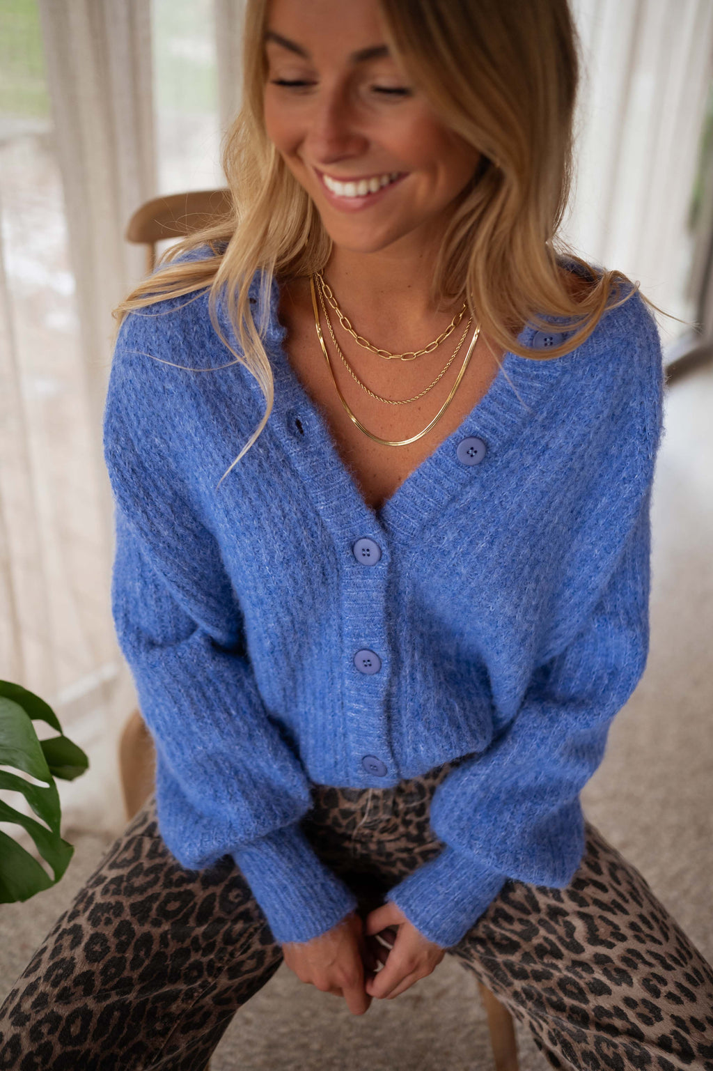 Louna cardigan - blue